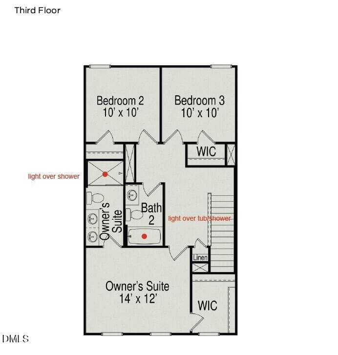 Third Floor - 704 Orchard Vista Circle, Raleigh, NC 27606, Raleigh