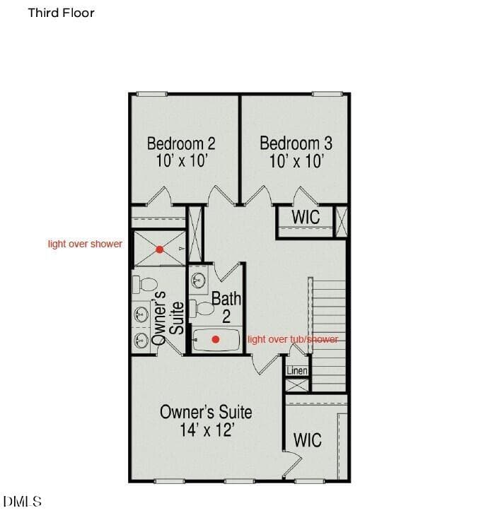 Third Floor - 702 Orchard Vista Circle, Raleigh, NC 27606, Raleigh