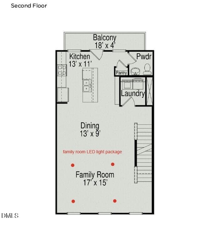 Second Floor - 702 Orchard Vista Circle, Raleigh, NC 27606, Raleigh