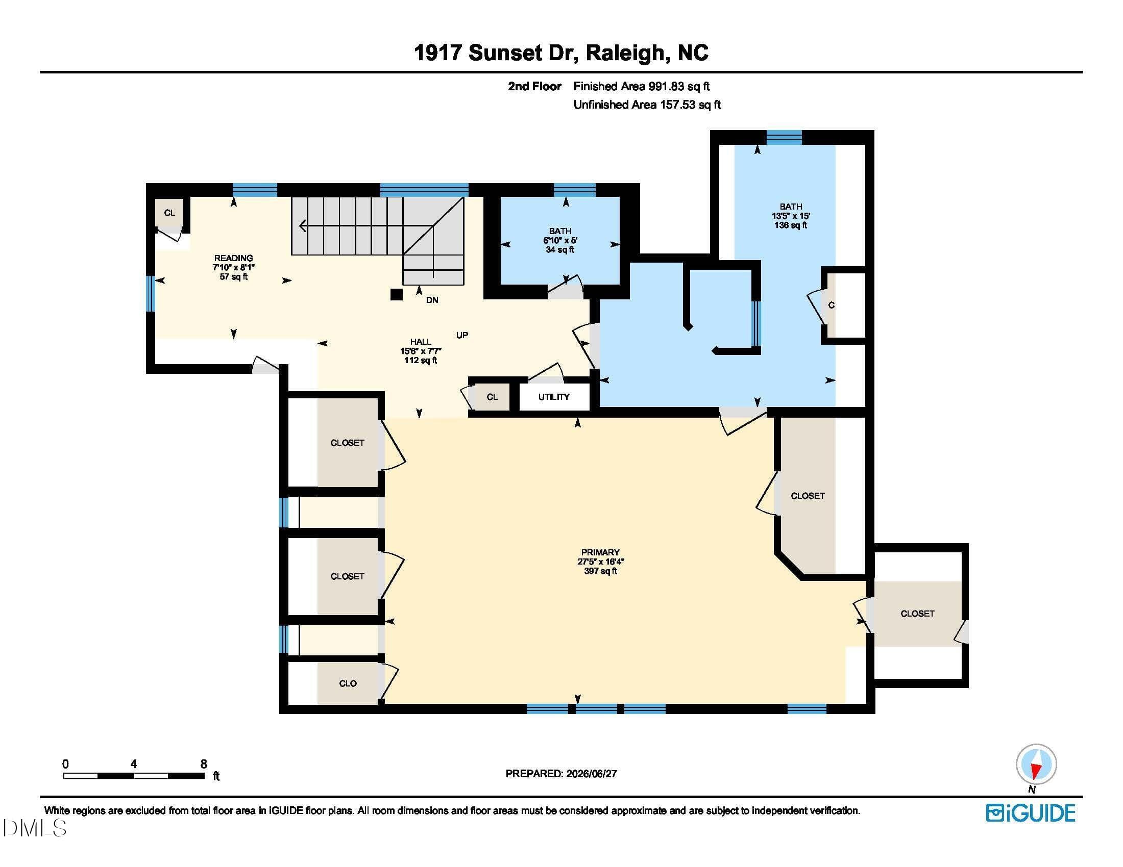 Floor plan for 1917 Sunset_Page_04 - 1917 Sunset Drive, Raleigh, NC 27608, Raleigh