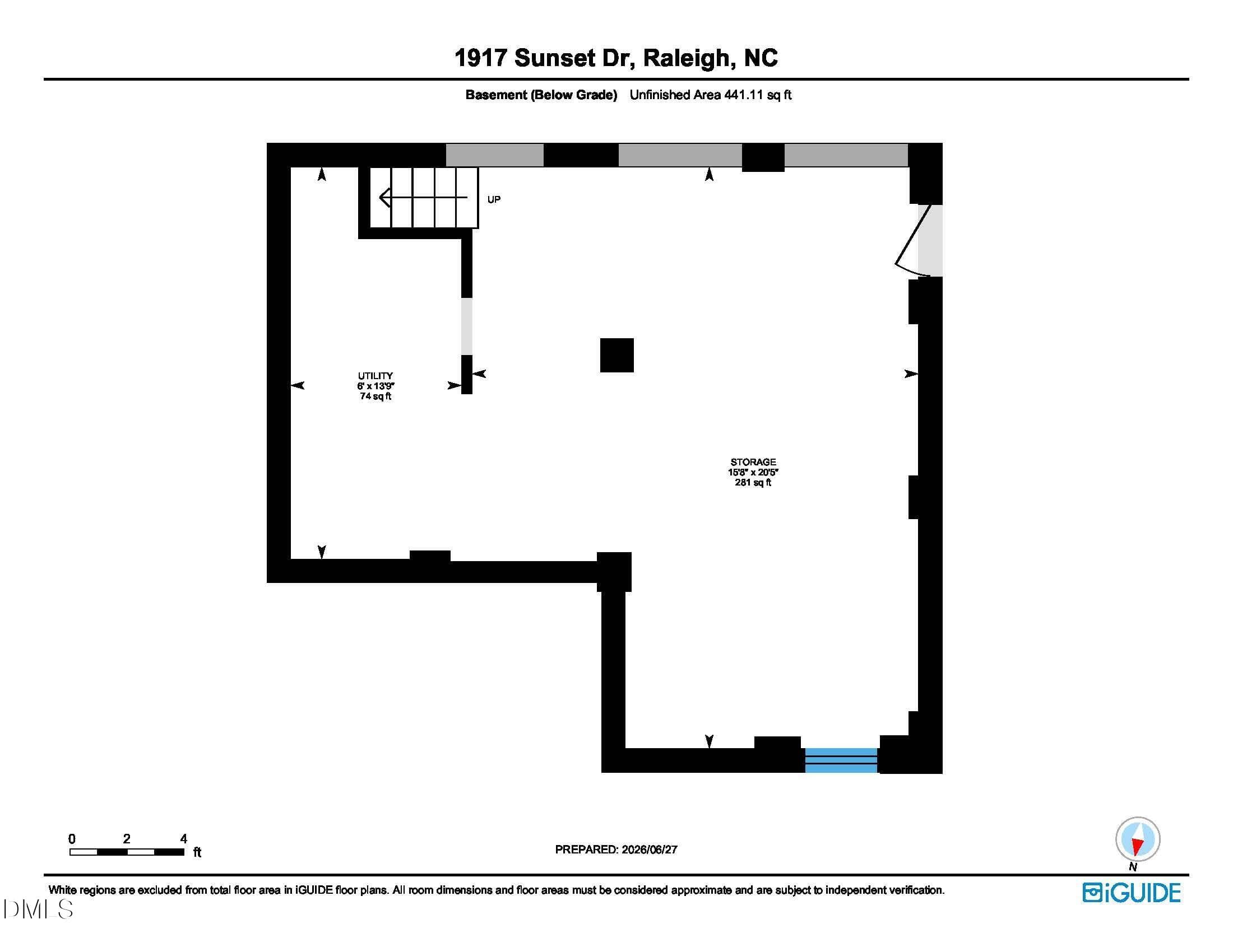 Floor plan for 1917 Sunset_Page_06 - 1917 Sunset Drive, Raleigh, NC 27608, Raleigh