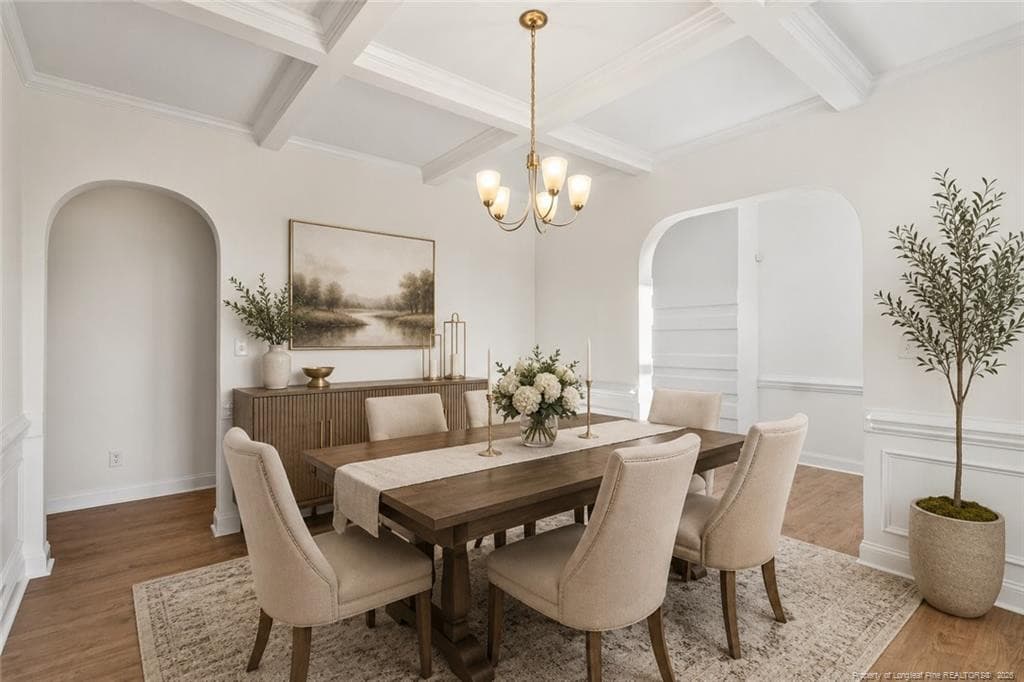 Formal Dining Virtually Staged - 3324 Amour Drive, Fayetteville, NC 28306, Fayetteville