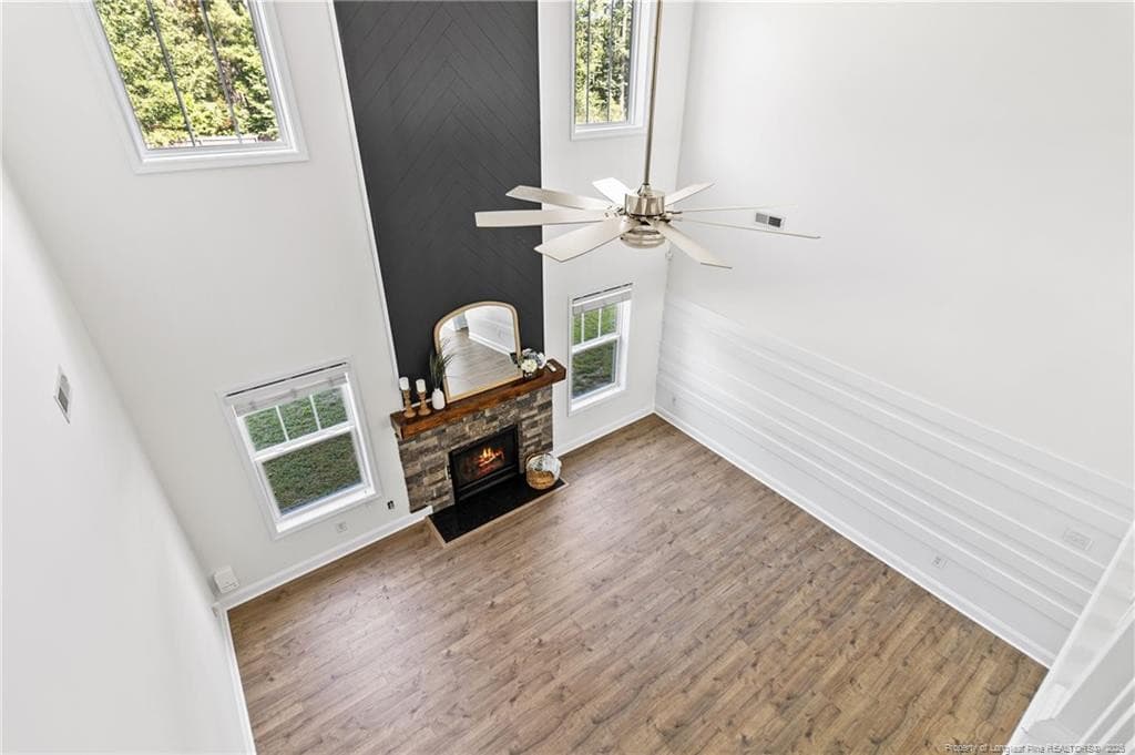 View of Living Room from Second Floor - 3324 Amour Drive, Fayetteville, NC 28306, Fayetteville
