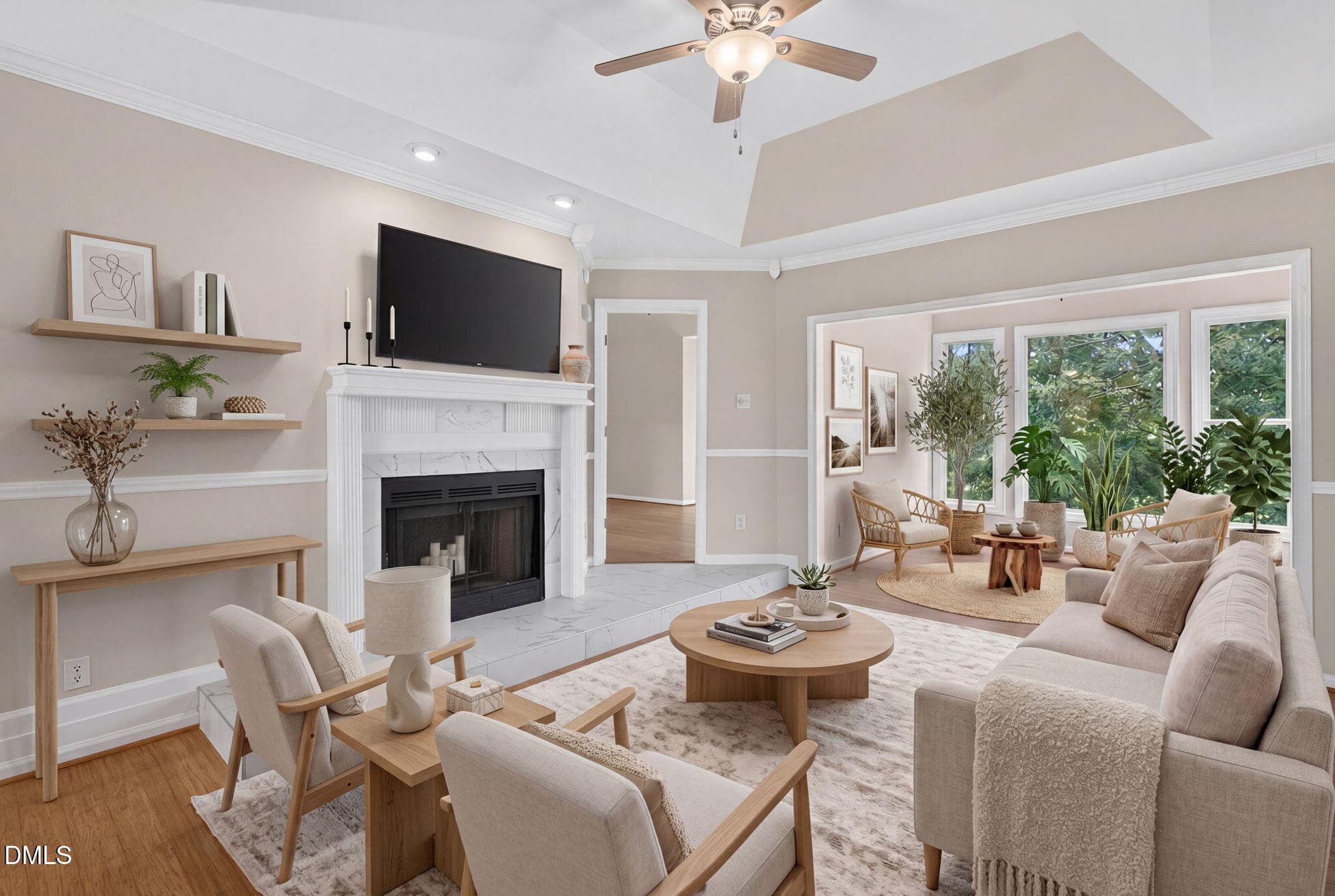 1-web-or-mls-LIVING ROOM - 1000 Brighthurst Drive 304, Raleigh, NC 27605, Raleigh