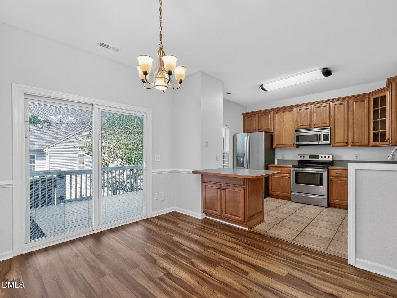 Dining Room into Kitchen - 4327 Vienna Crest Drive, Raleigh, NC 27613, Raleigh