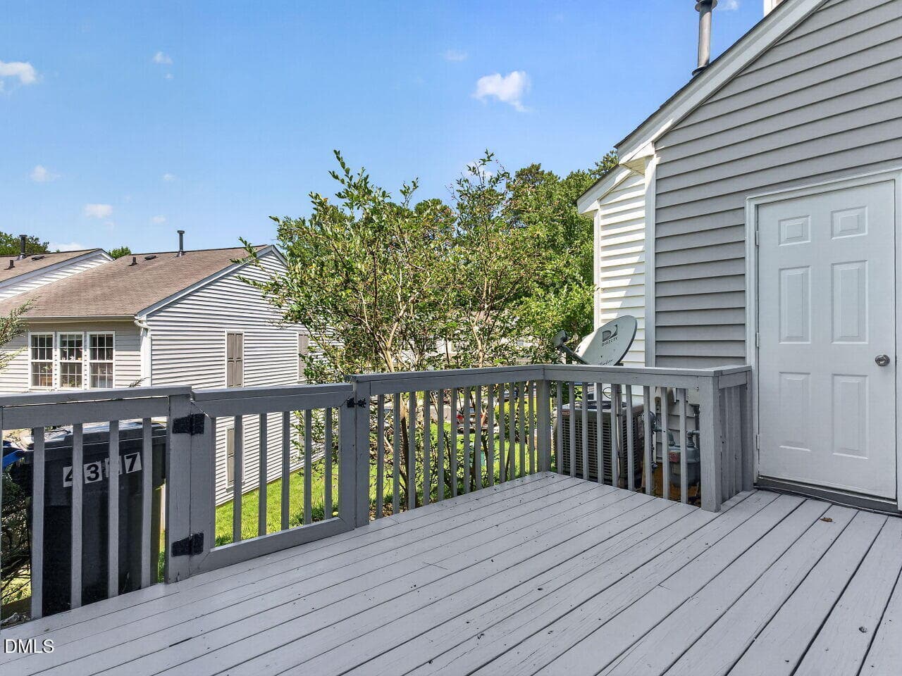 Enclosed deck with gate - 4327 Vienna Crest Drive, Raleigh, NC 27613, Raleigh