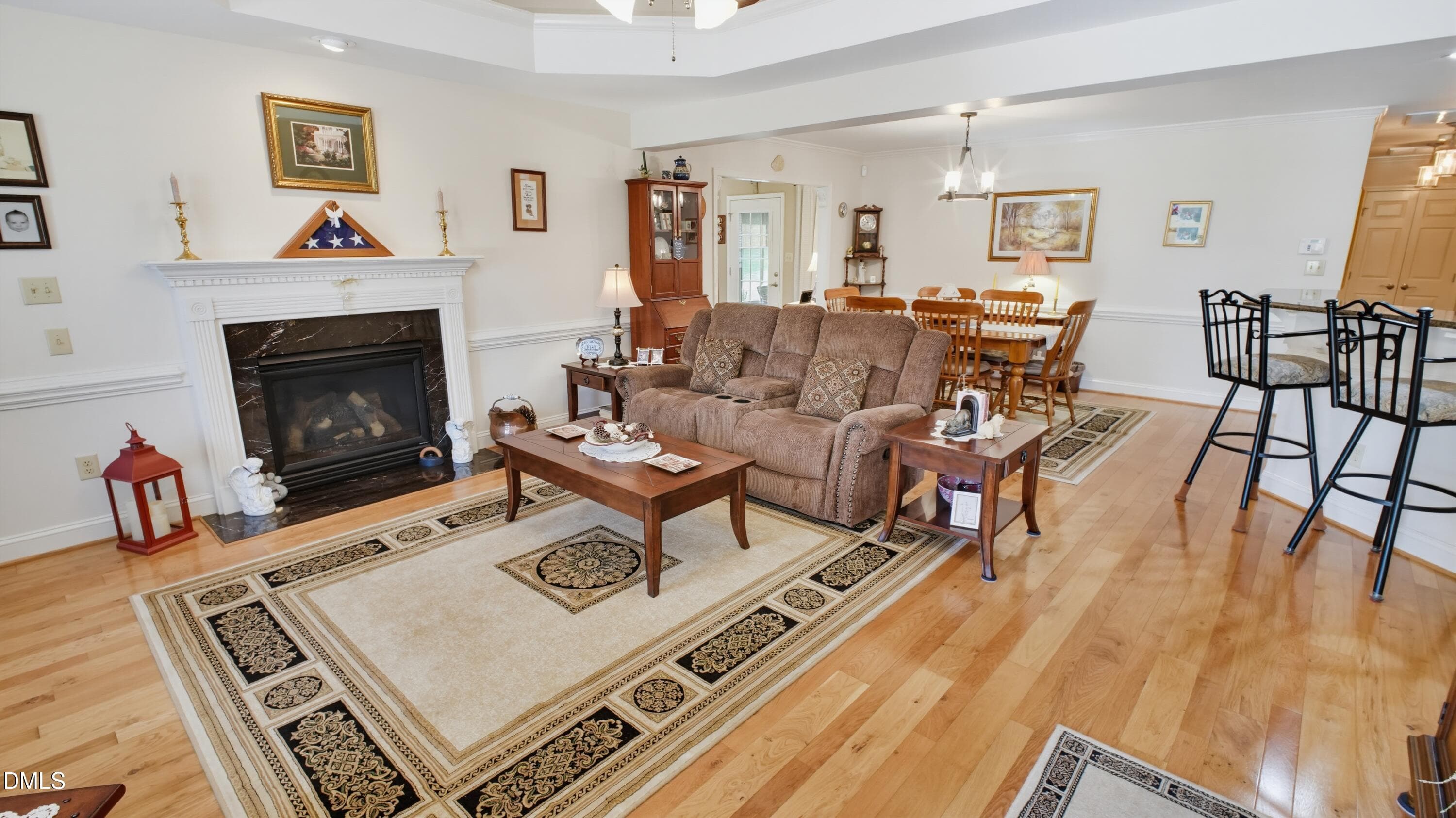 Spacious & Airy family room. - 45 Glenfield Drive, Dunn, NC 28334