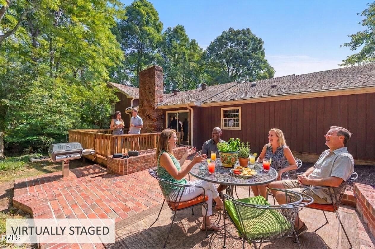 Backyard Staged Photo - 6813 Jean Drive, Raleigh, NC 27612, Raleigh