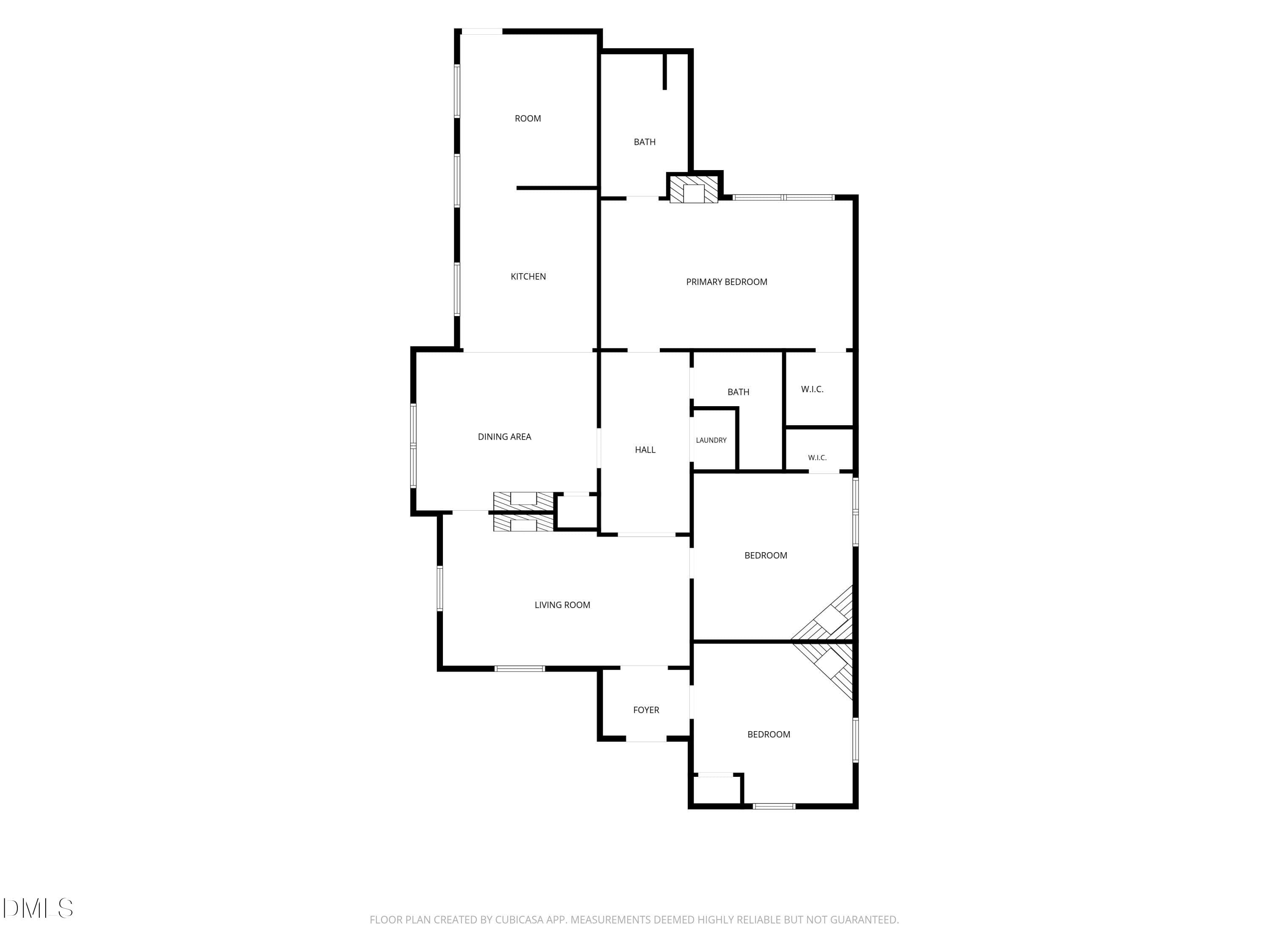 Floor Plan - 536 Avent Street, Rocky Mount, NC 27804
