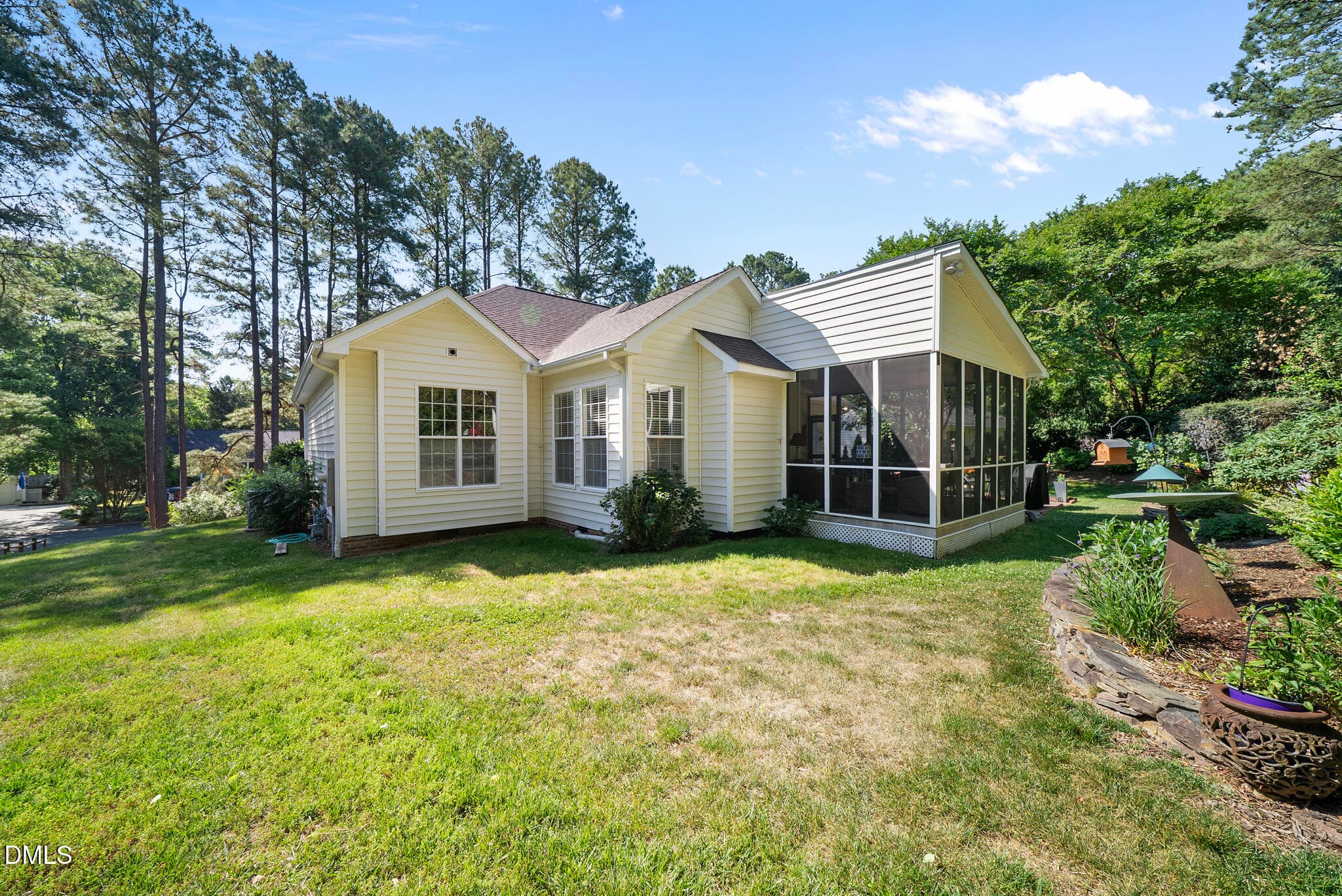 Back of home - 6600 Glen Forrest Drive, Chapel Hill, NC 27517, Chapel Hill