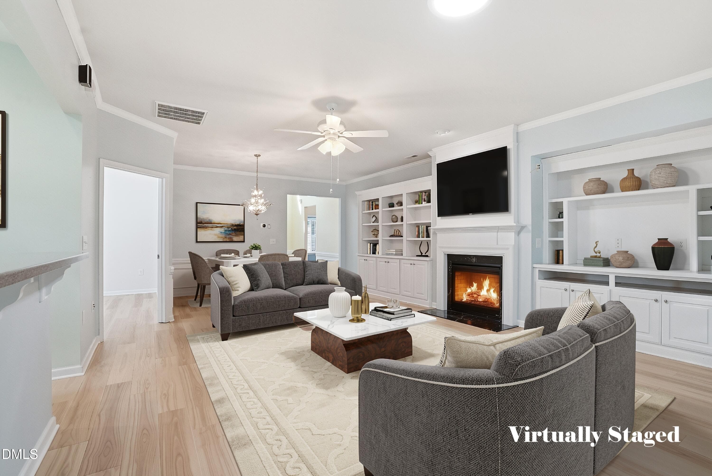 Family Room VS - 304 Dowington Lane, Cary, NC 27519, Cary