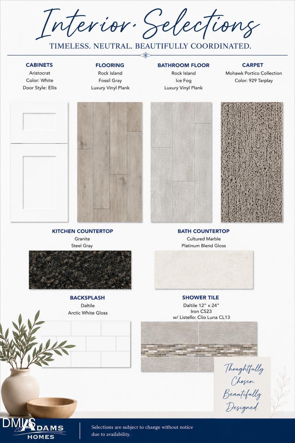 interior selections KE 007 - 180 Galway Road, Lillington, NC 27546