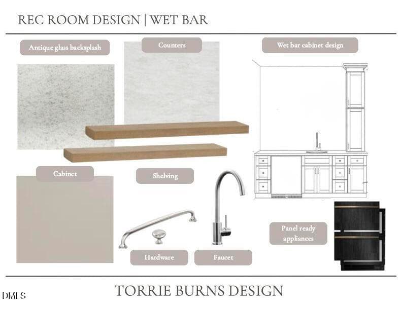 Rec Room Wet Bar copy - 2123 Dunhill Drive, Raleigh, NC 27608, Raleigh