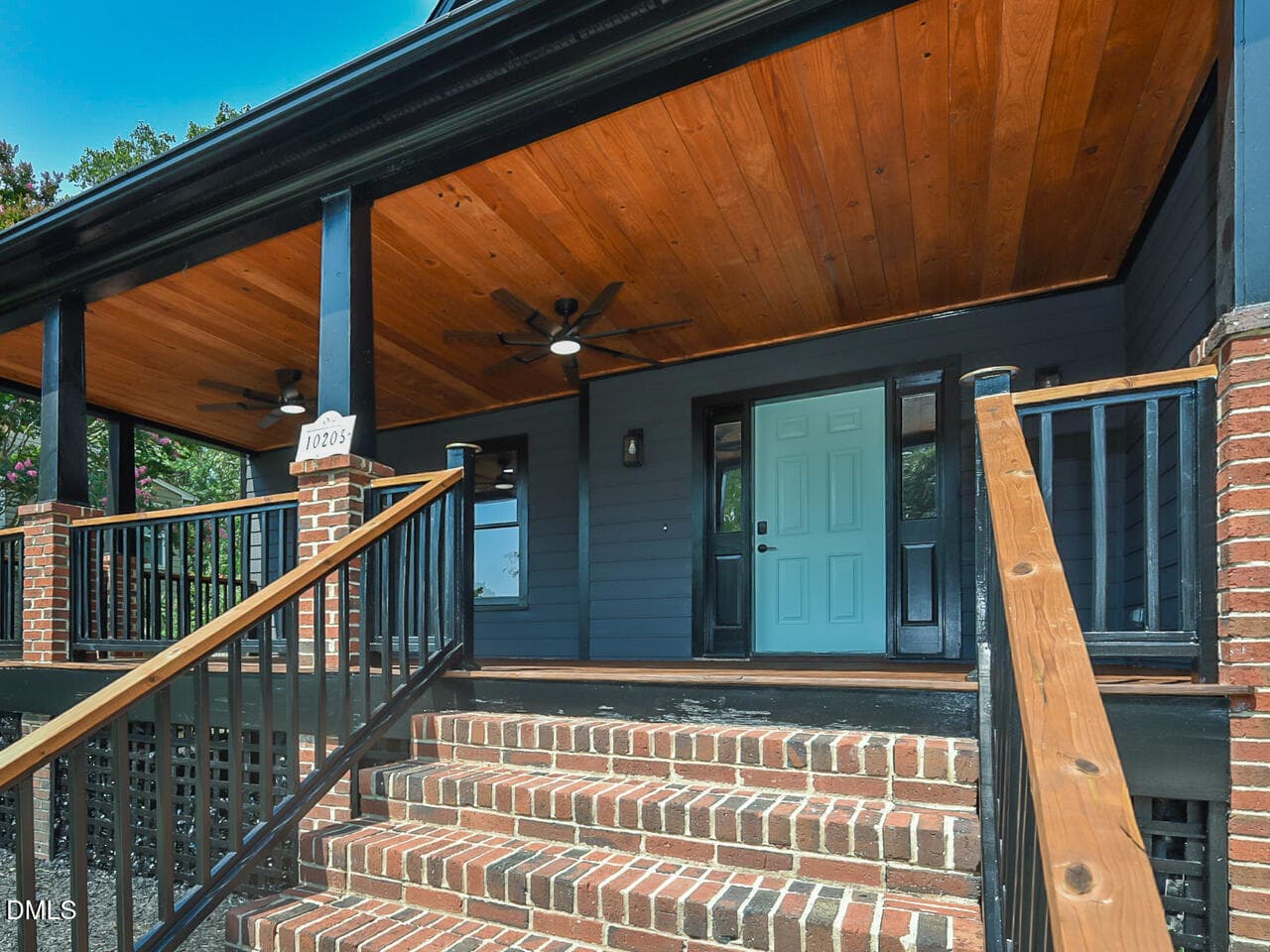 Exterior - front porch steps - OK - 10205 Sorrills Creek Lane, Raleigh, NC 27614, Raleigh