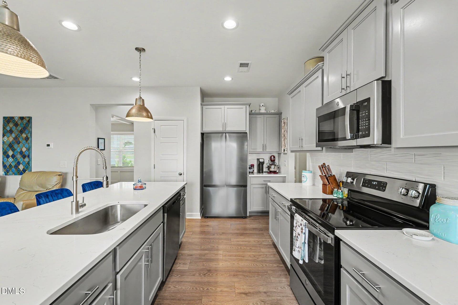 Stainless Appliances & Farmhouse Sink - 96 Looping Horse Circle, Angier, NC 27501