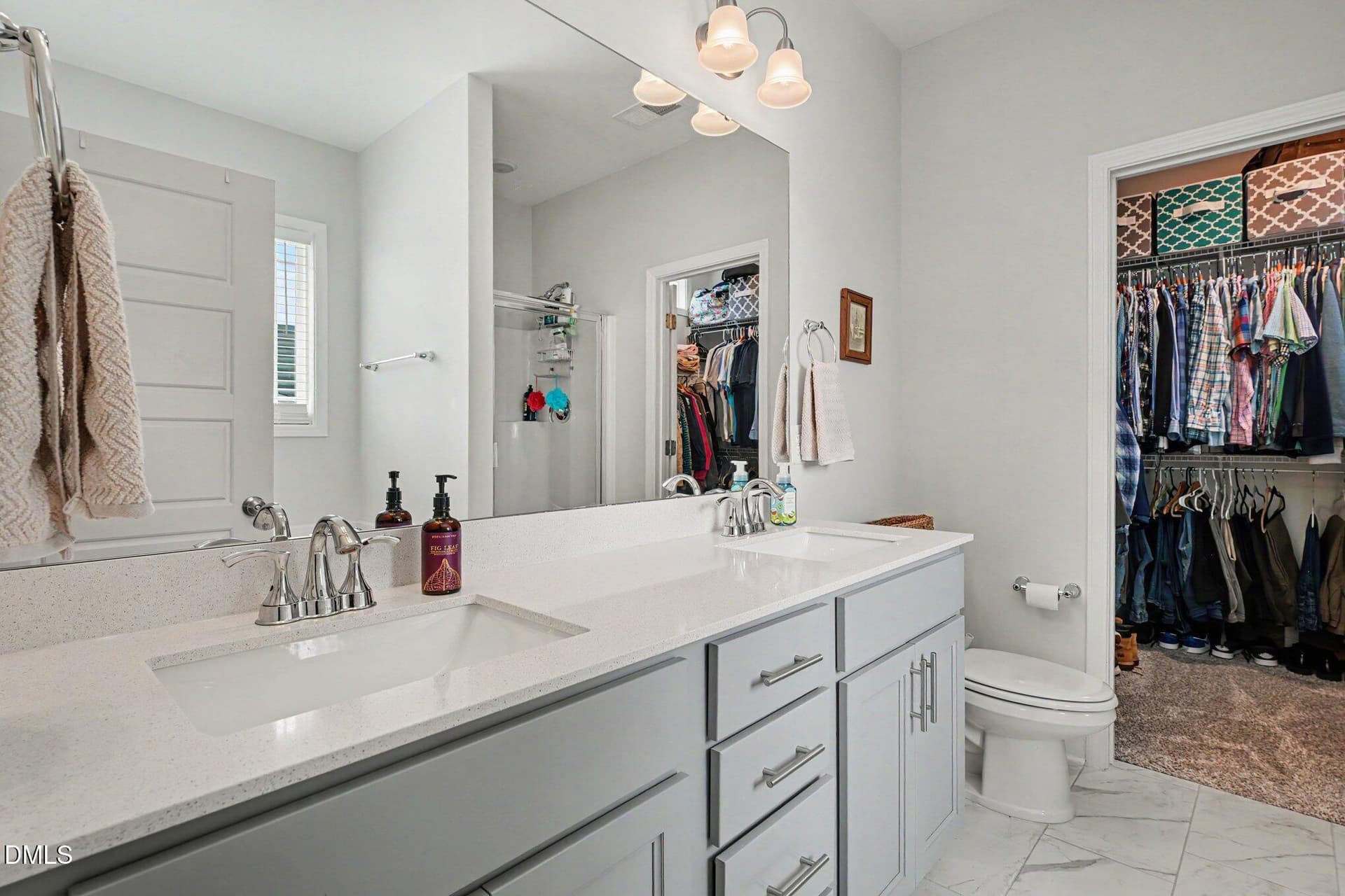 Owner's Double Vanity & Walk-in Shower - 96 Looping Horse Circle, Angier, NC 27501