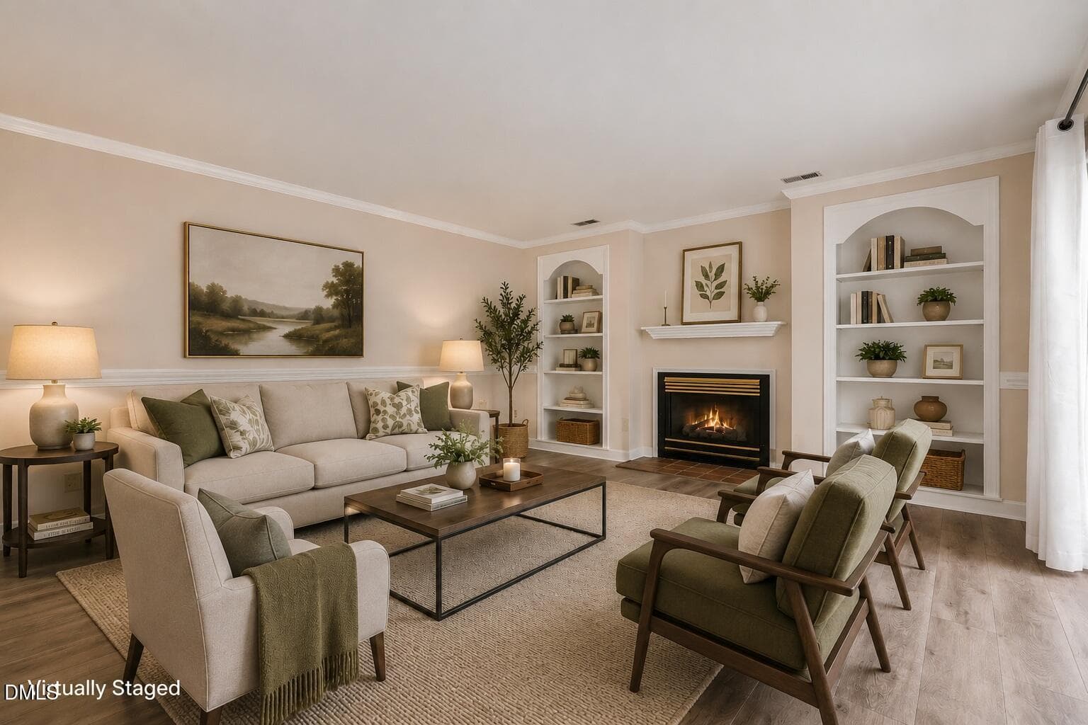 7 LR virtually staged - 473 Summerwalk Circle, Chapel Hill, NC 27517, Chapel Hill