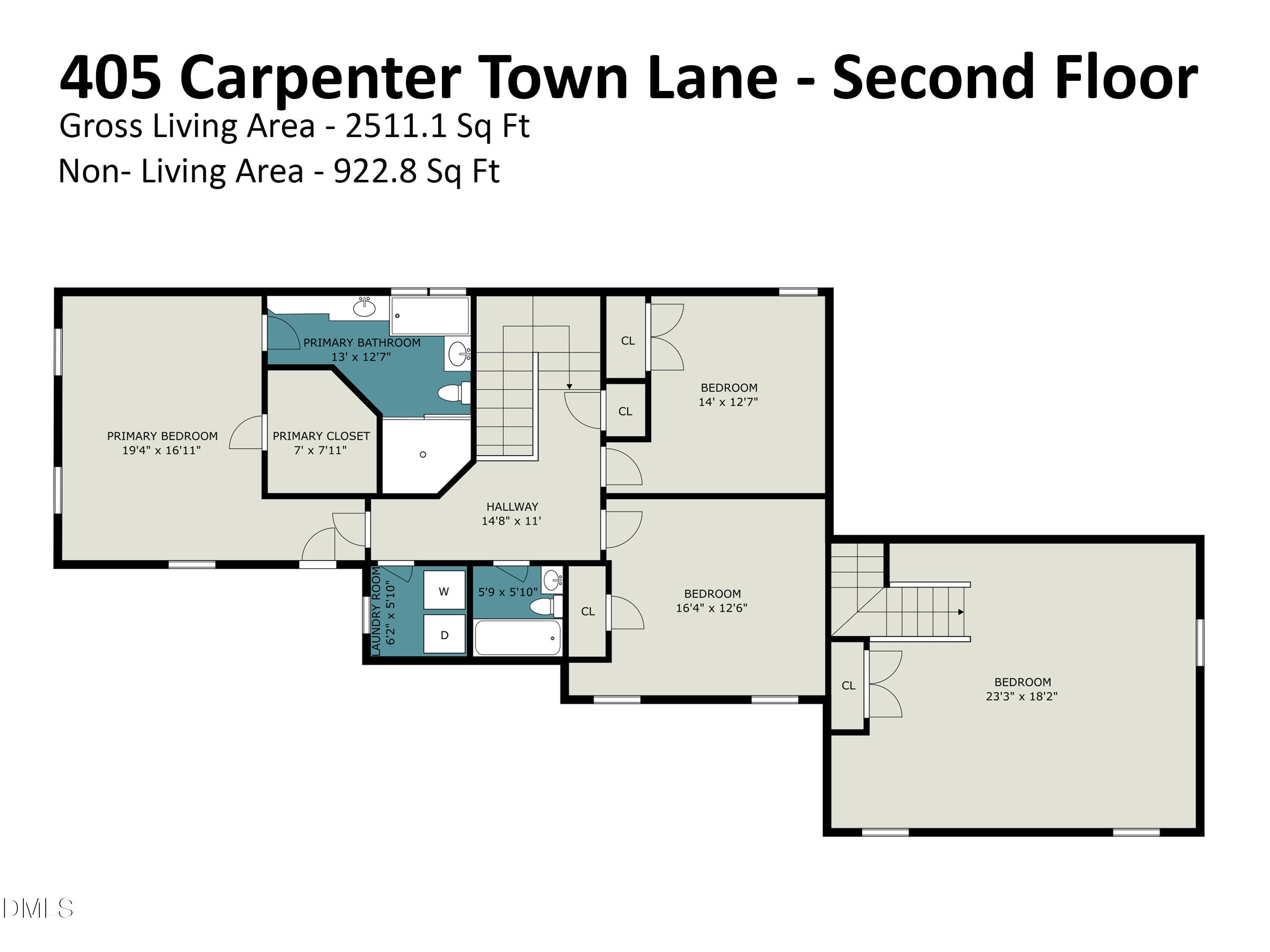405_Carpenter_Town_Lane_-_Second_Floor - 405 Carpenter Town Lane, Cary, NC 27519, Cary