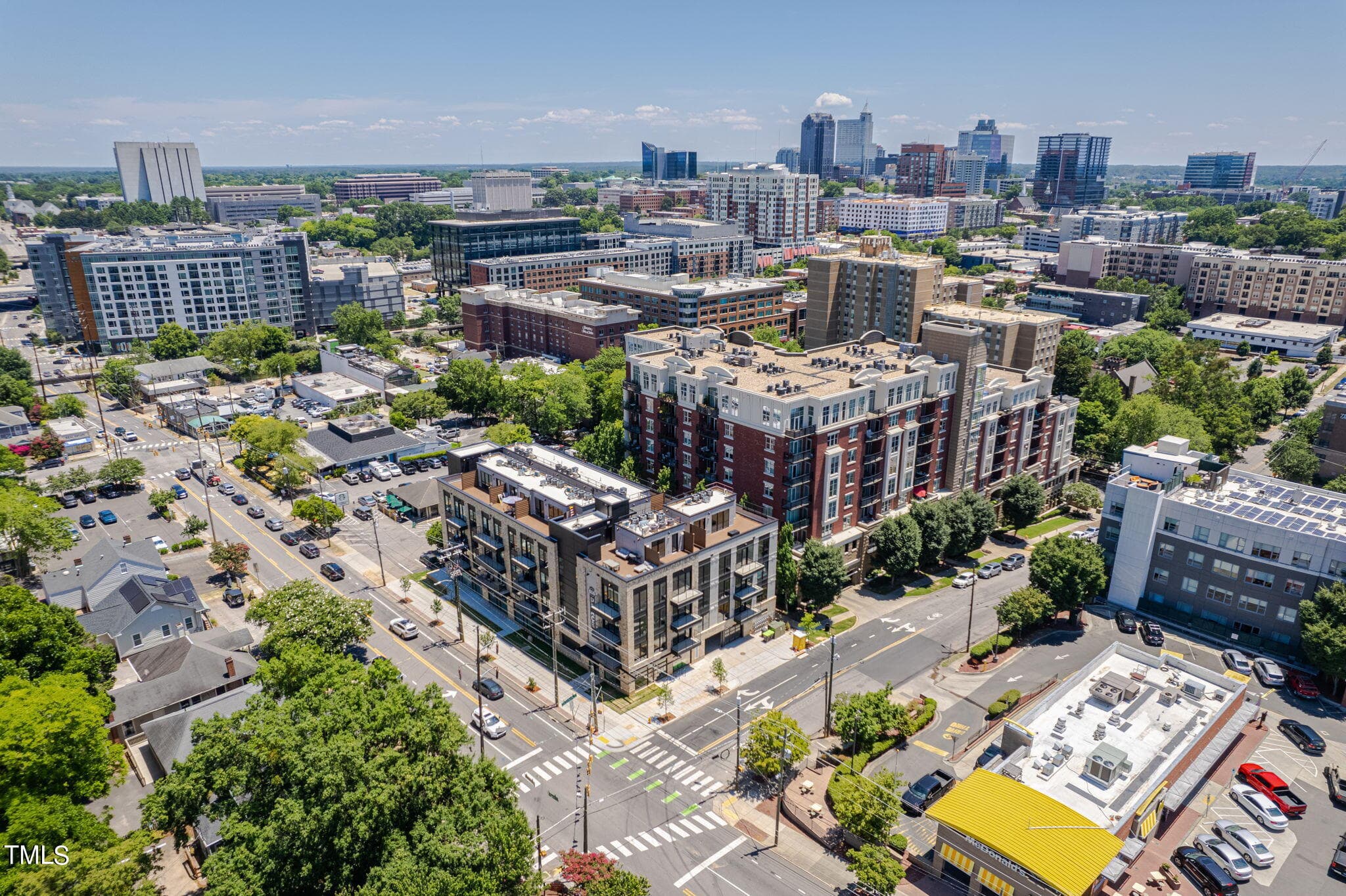 26-web-or-mls-615 W Peace-aerials-2 - 615 W Peace Street 306, Raleigh, NC 27605, Raleigh