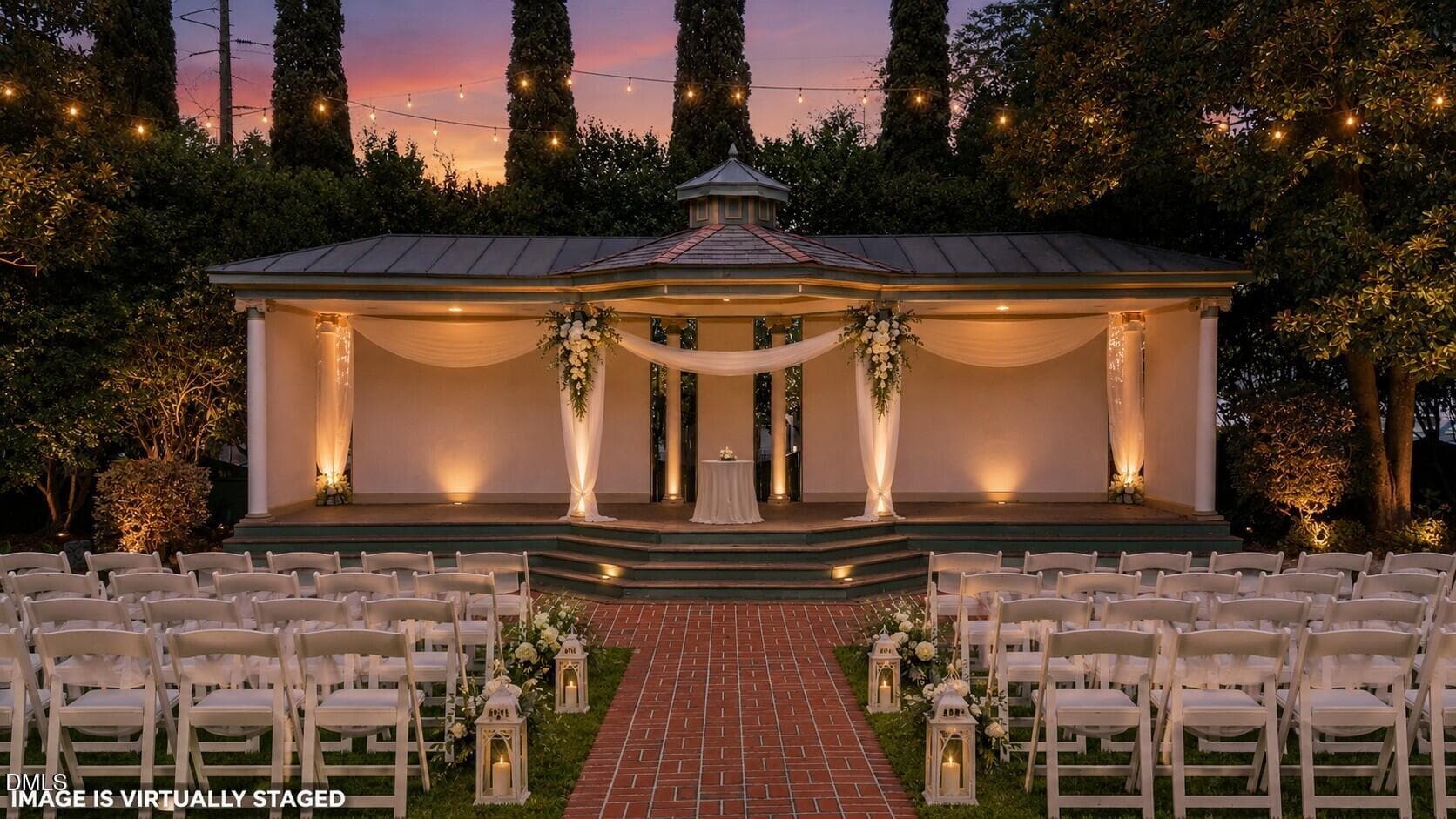 OUTDOOR WEDDING SETUP - 201 E Hill Street, Benson, NC 27504