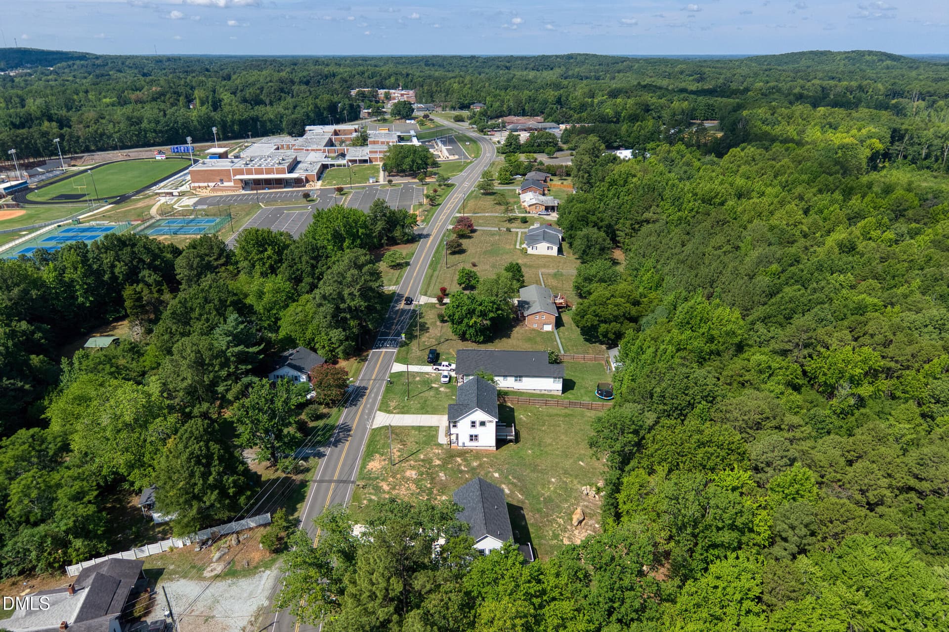35 -1105 ridge rd, drone, exterior - 1105 Ridge Road, Roxboro, NC 27573
