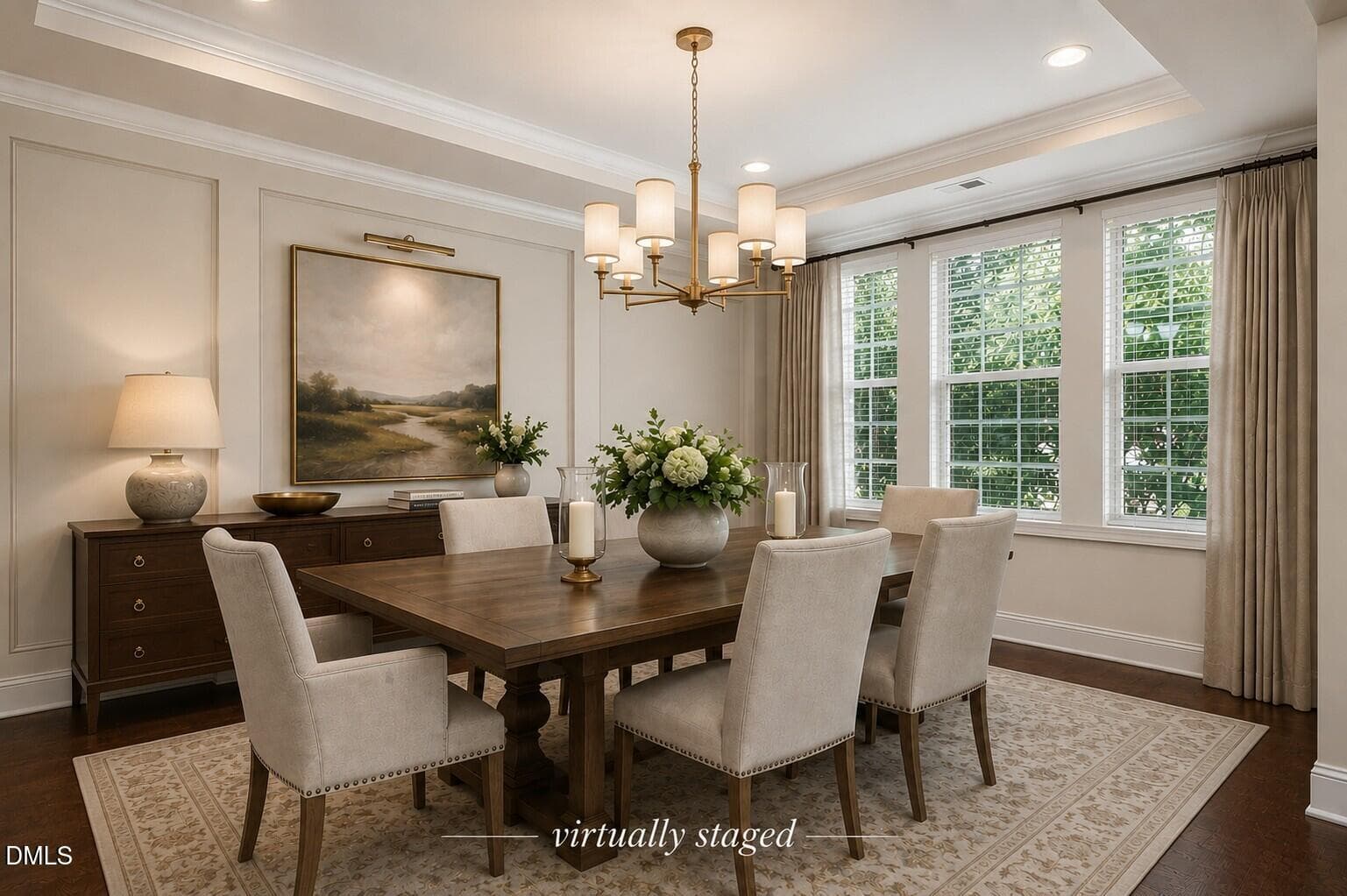Dining Room - 3801 Hickory Manor Drive, Apex, NC 27539