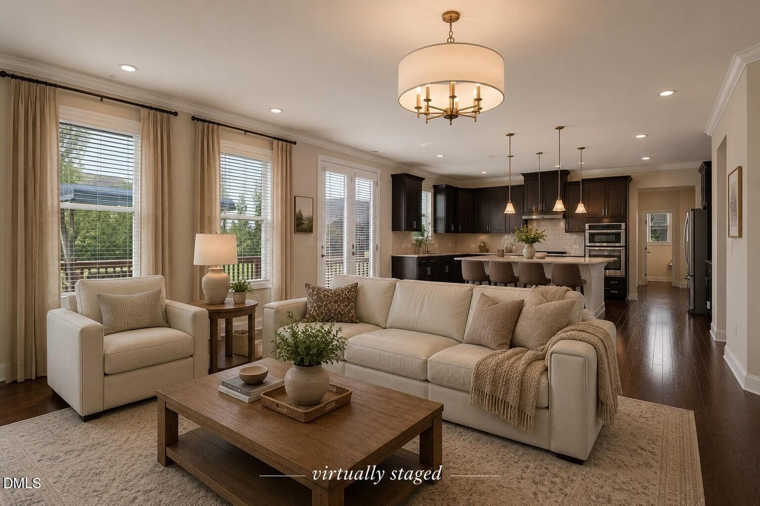 Living Room - 3801 Hickory Manor Drive, Apex, NC 27539
