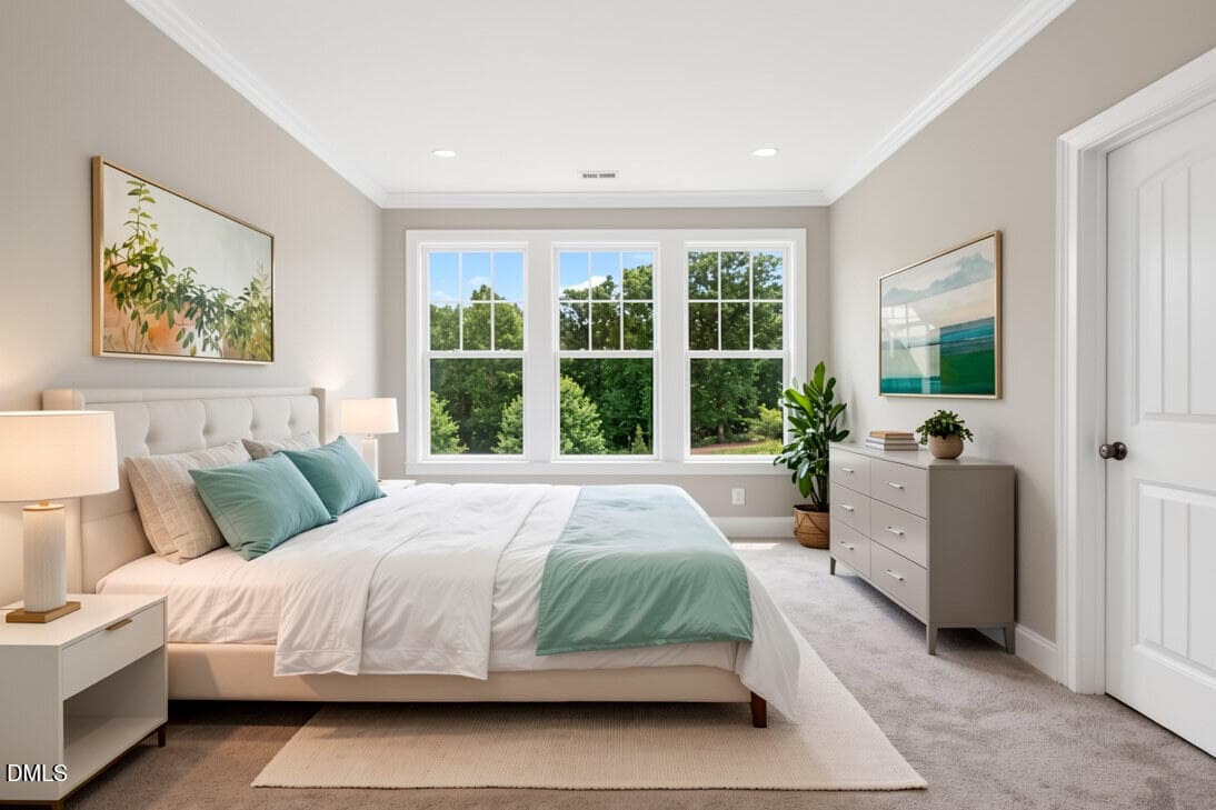 Bedroom_Virtually Staged - 8404 Secreto Drive, Raleigh, NC 27606, Raleigh
