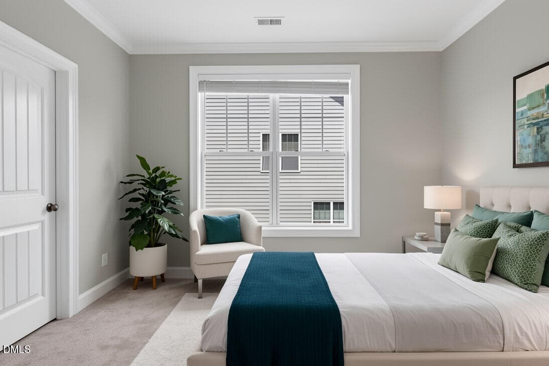 Bedroom_Virtually Staged - 8404 Secreto Drive, Raleigh, NC 27606, Raleigh