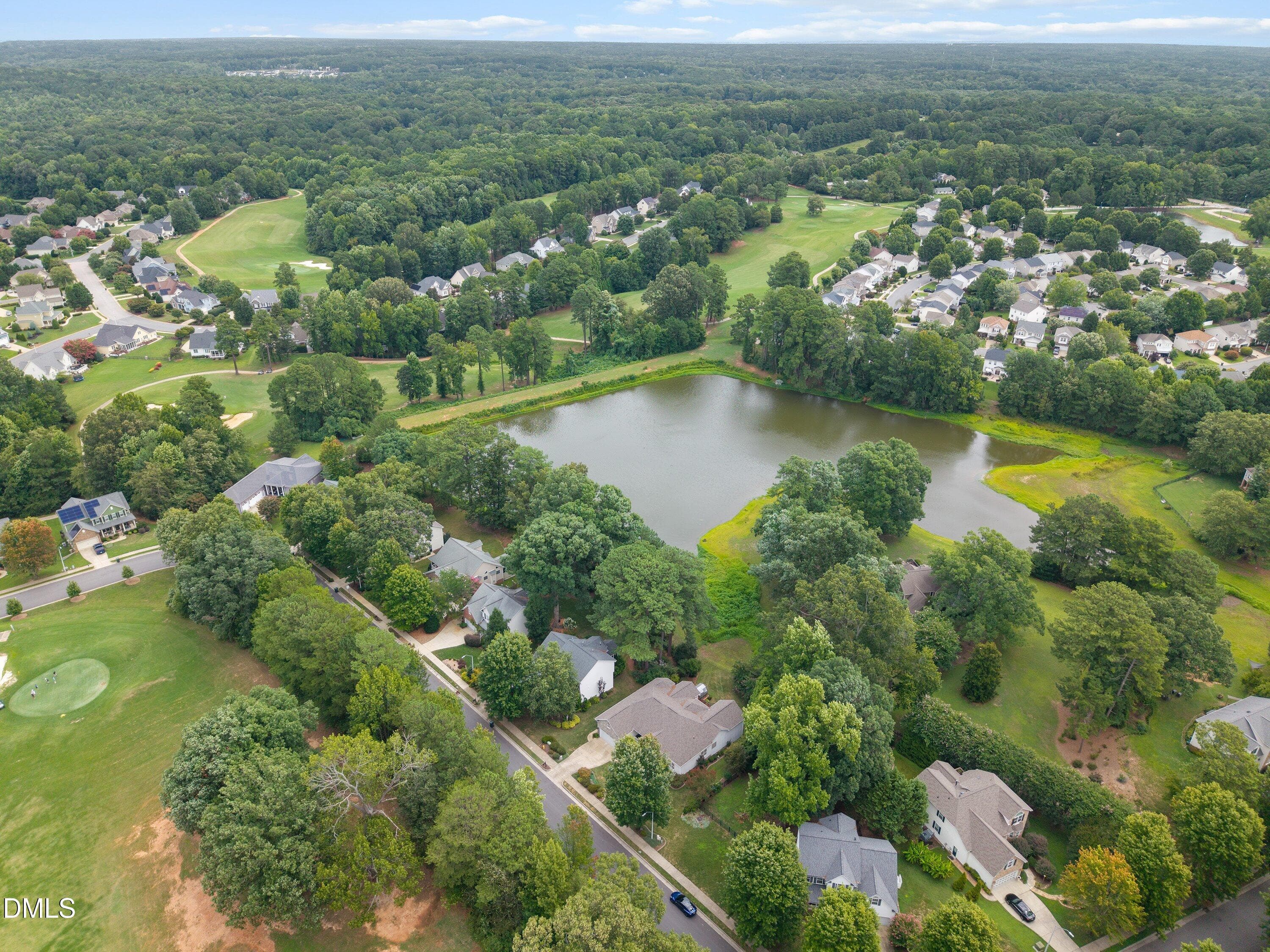 Pond Behind House - 155 Mediate Drive, Raleigh, NC 27603, Raleigh