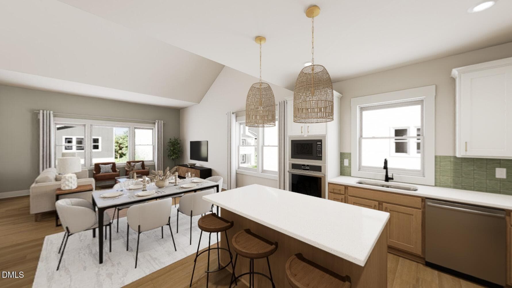 Kitchen + Dining - 1110 Lamplighter Lot 422 Drive 422, Raleigh, NC 27604, Raleigh