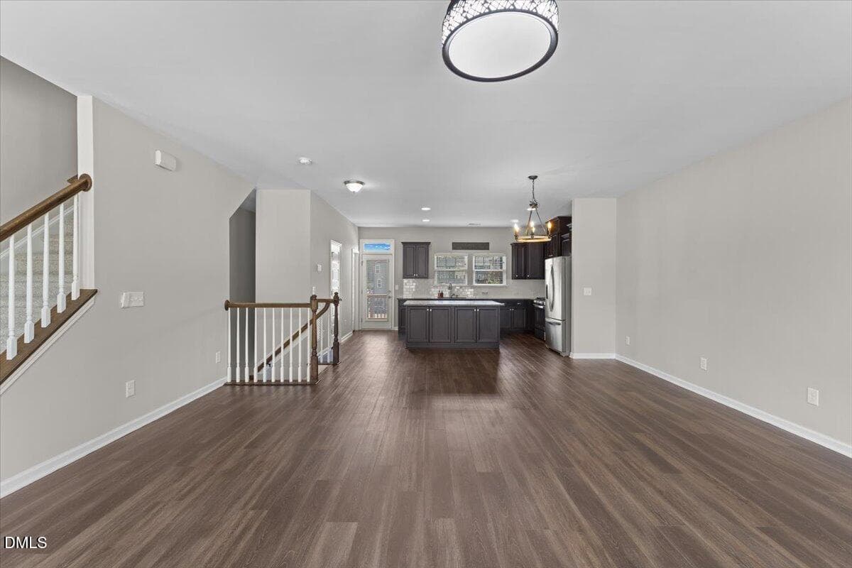 Living Room/Dining/Kitchen Room - 801 Grafton Peak Lane, Apex, NC 27523