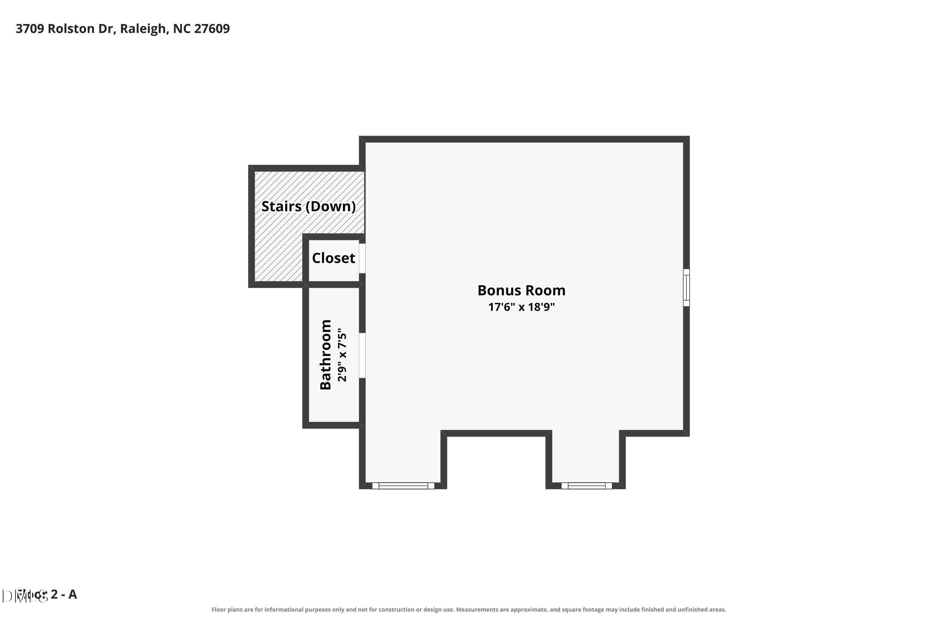 Floor-2---A - 3709 Rolston Drive, Raleigh, NC 27609, Raleigh