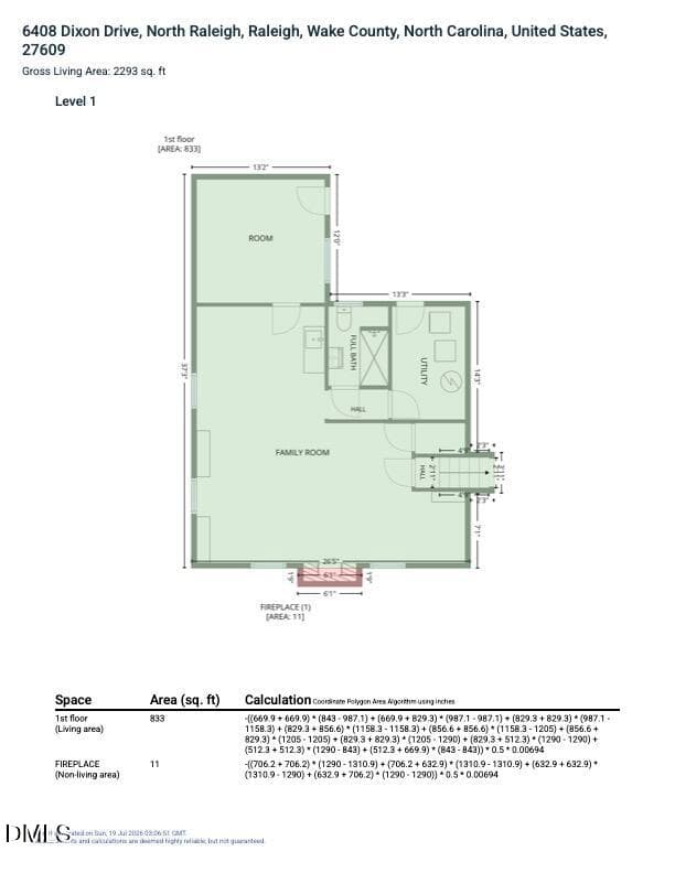 Floor Plans 6408_dixon_drive_raleigh - 6408 Dixon Drive, Raleigh, NC 27609, Raleigh