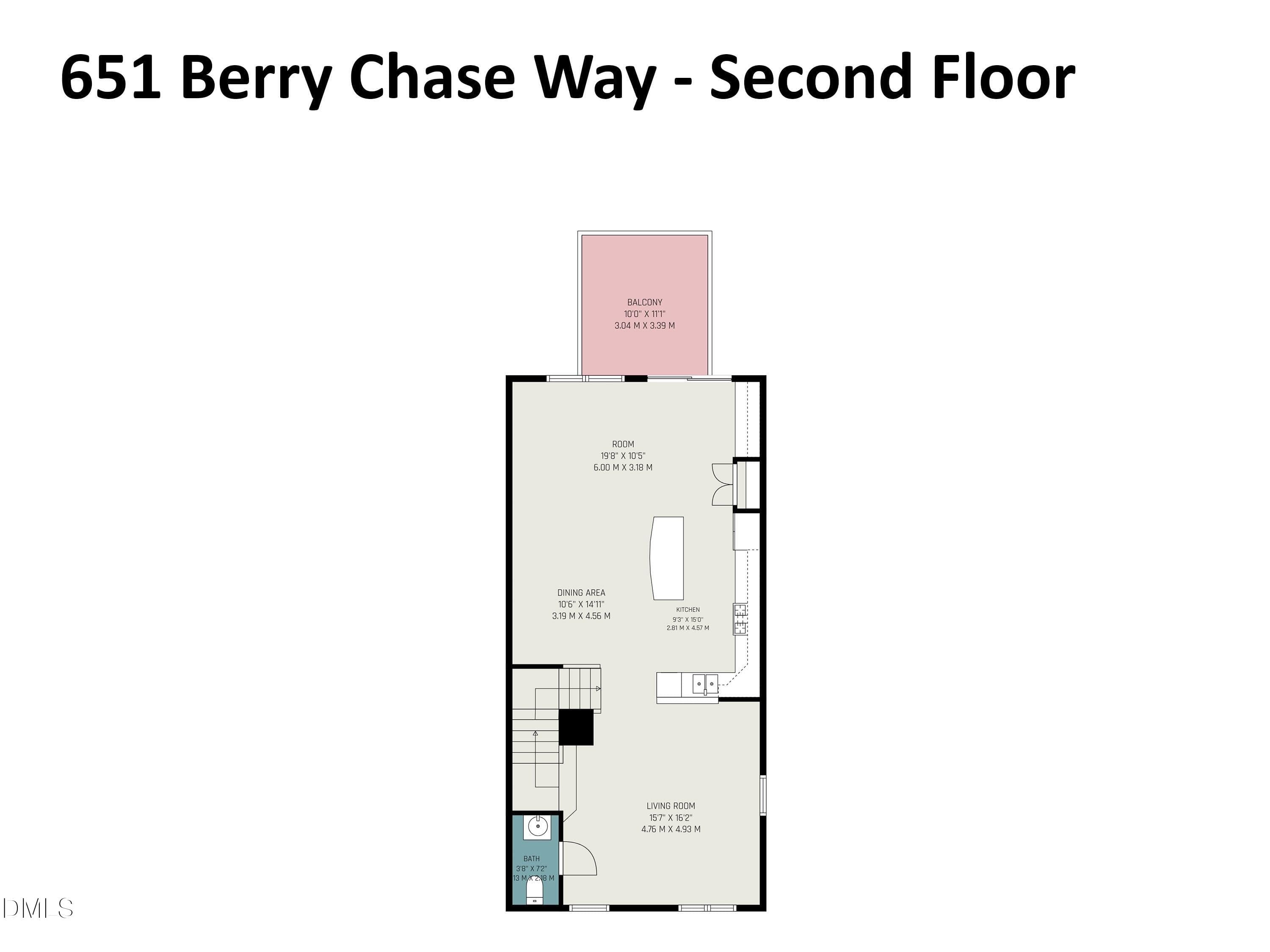 651_Berry_Chase_Way_-_Second_Floor - 651 Berry Chase Way, Cary, NC 27519, Cary
