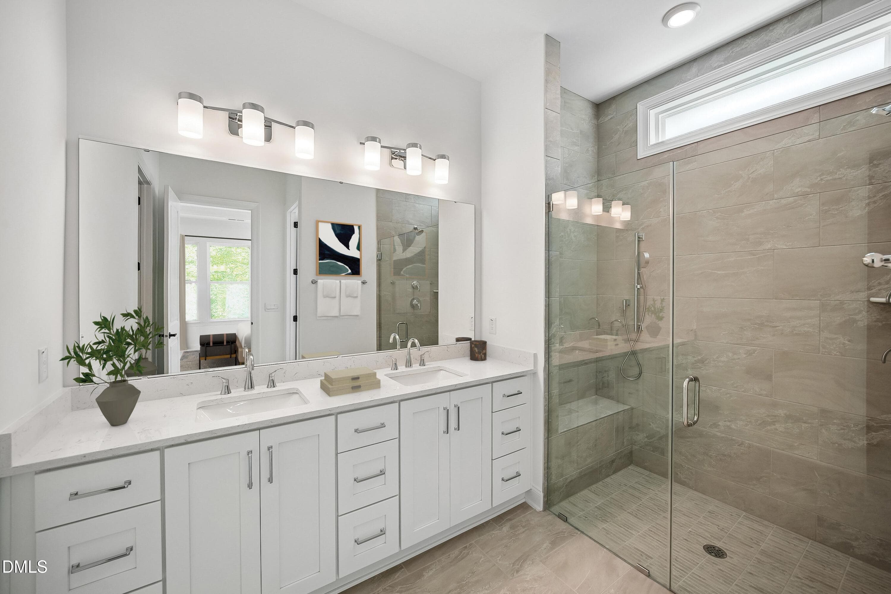 Primary Bathroom - 2404 Broomhall Lane 206, Raleigh, NC 27610, Raleigh