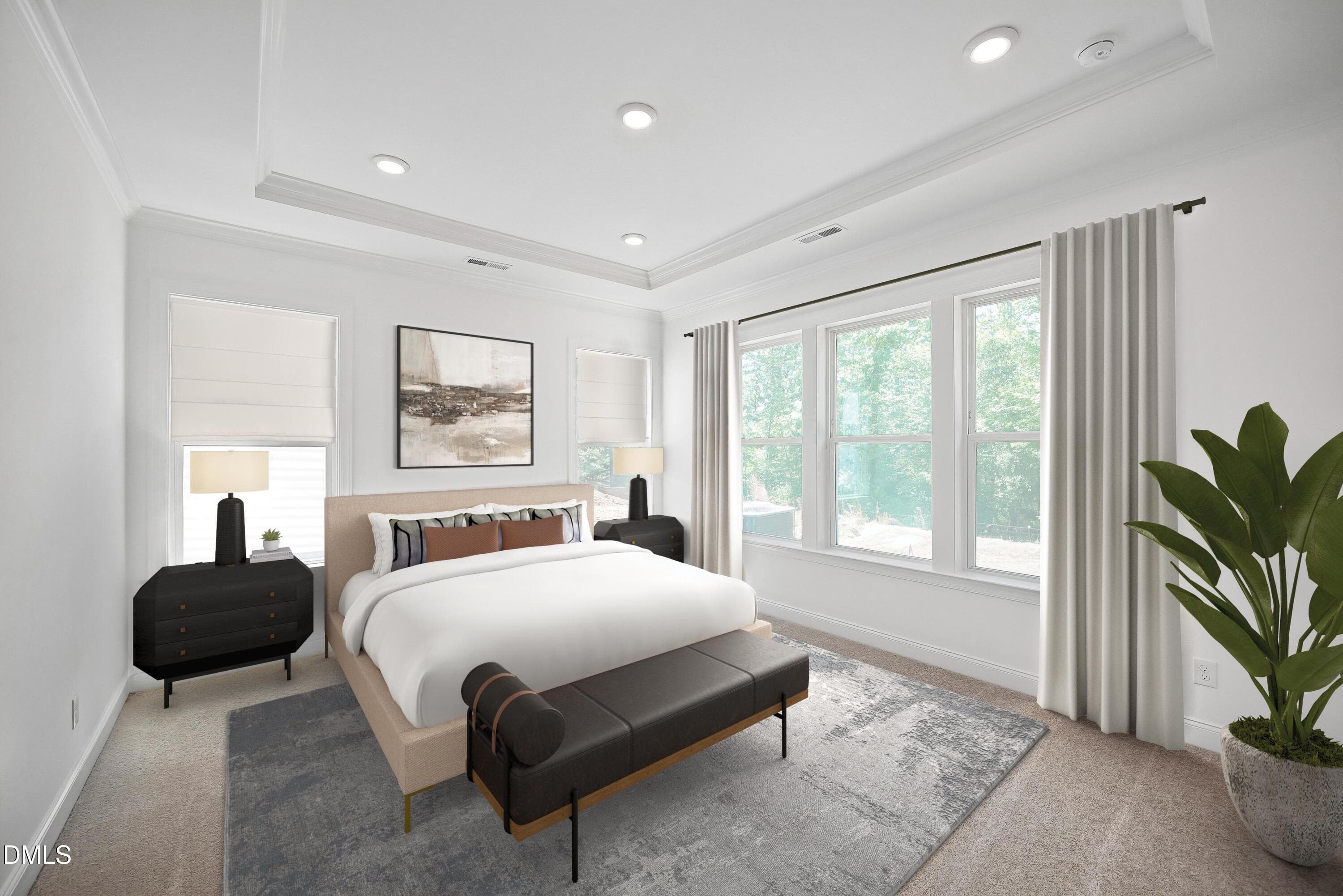 Primary Bedroom - 2404 Broomhall Lane 206, Raleigh, NC 27610, Raleigh