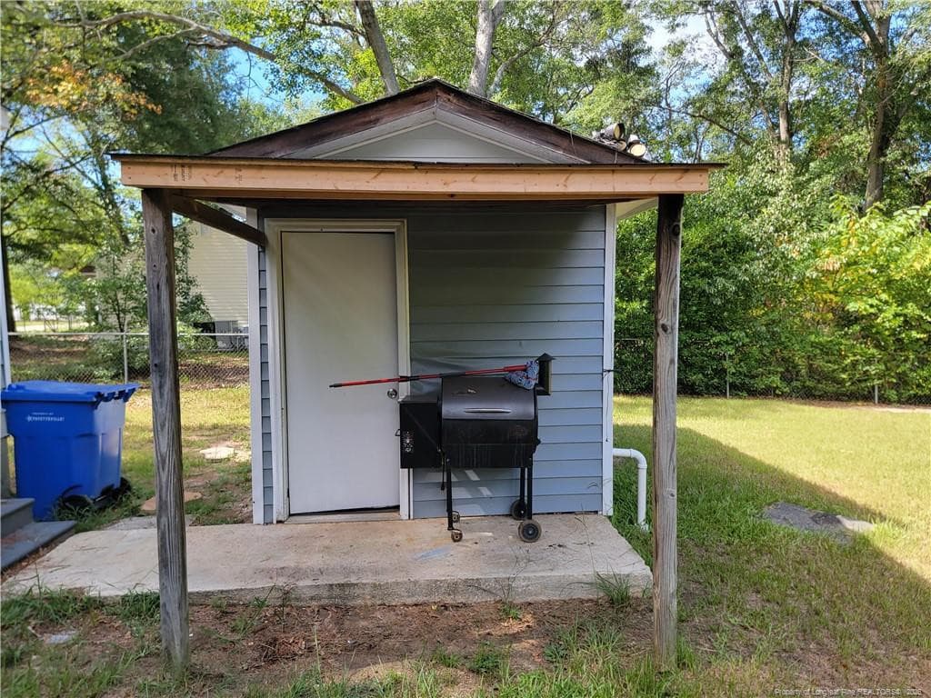 THE SHED FRONT VIEW - 1031 S REVERE Street S, Fayetteville, NC 28304, Fayetteville