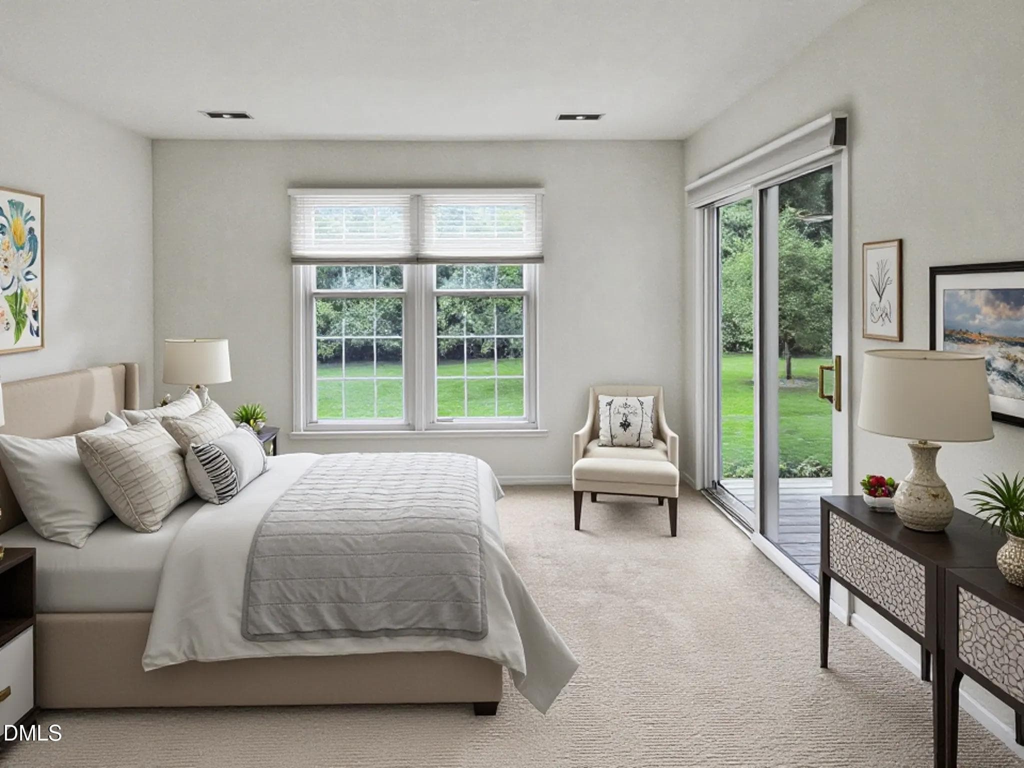 staged-bedroom - 156 St Andrews Lane, Chapel Hill, NC 27517, Chapel Hill