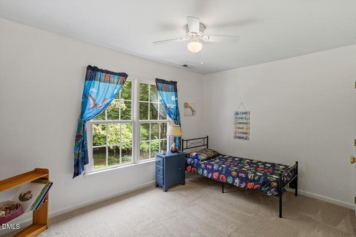 Secondary bedroom with neutral paint - 87 Danning Drive, Chapel Hill, NC 27516, Chapel Hill