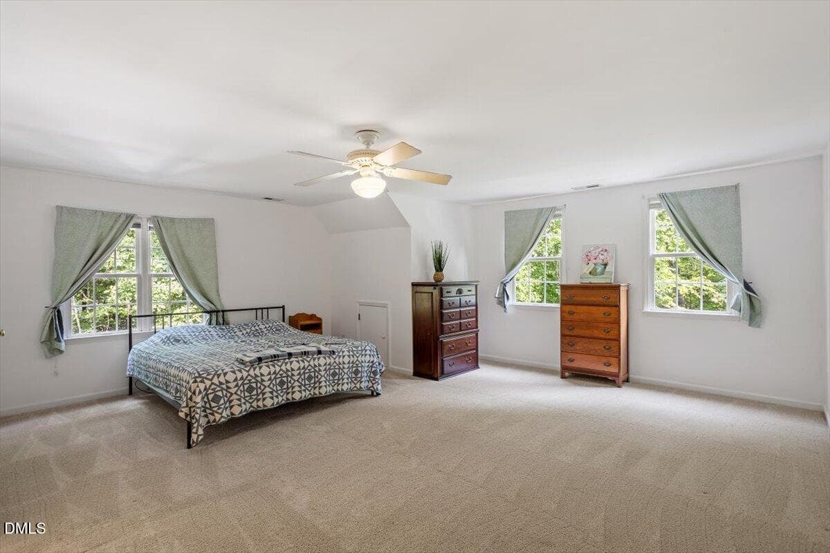 Huge primary bedroom with 2 WIC's - 87 Danning Drive, Chapel Hill, NC 27516, Chapel Hill