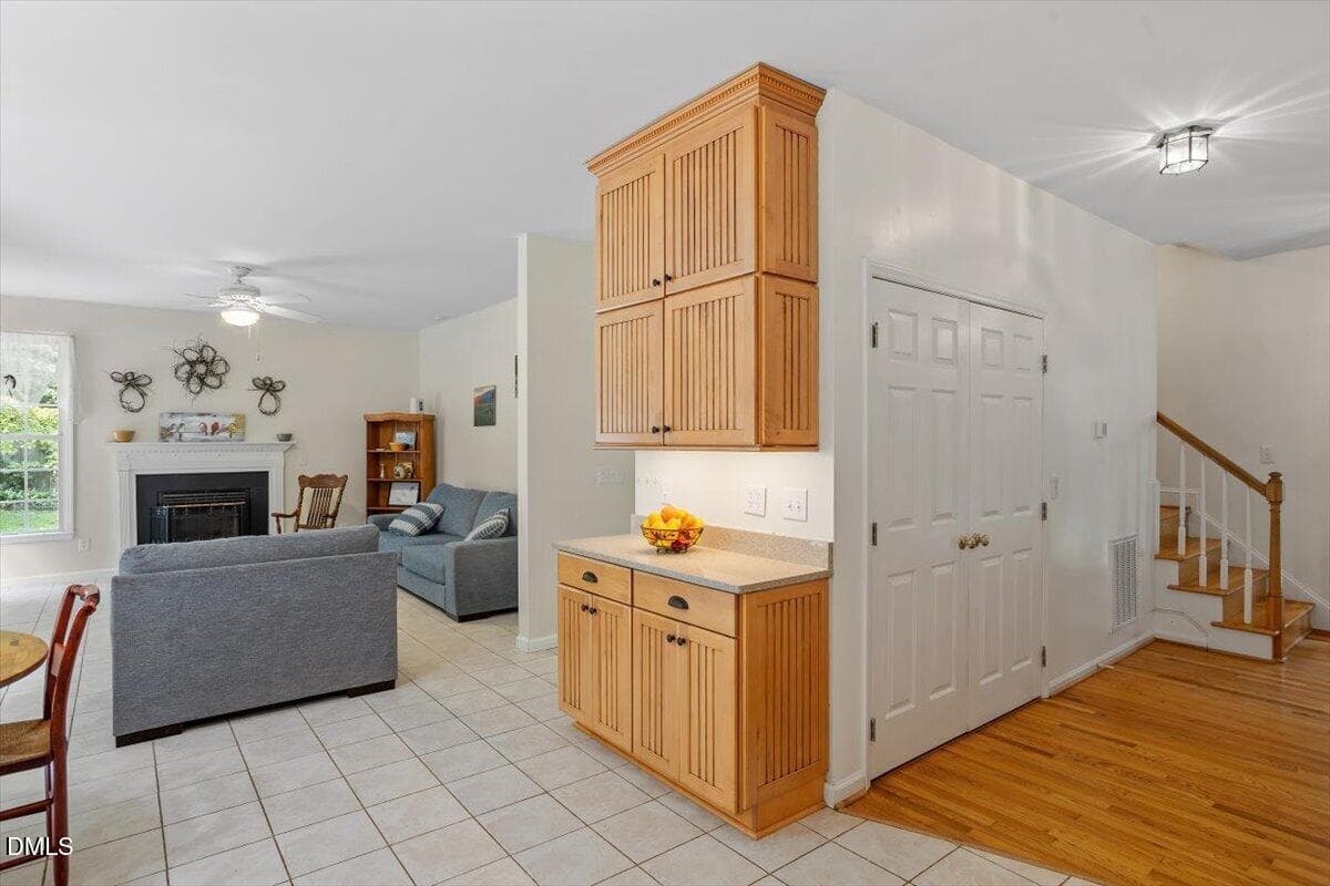 Open flow from kitchen to family room - 87 Danning Drive, Chapel Hill, NC 27516, Chapel Hill