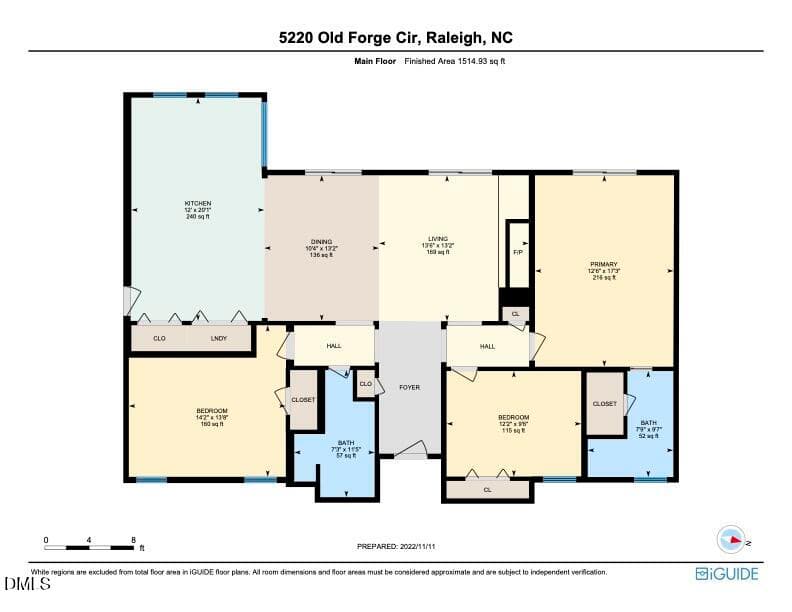 old forge floorplan - 5220 Old Forge Circle, Raleigh, NC 27609, Raleigh
