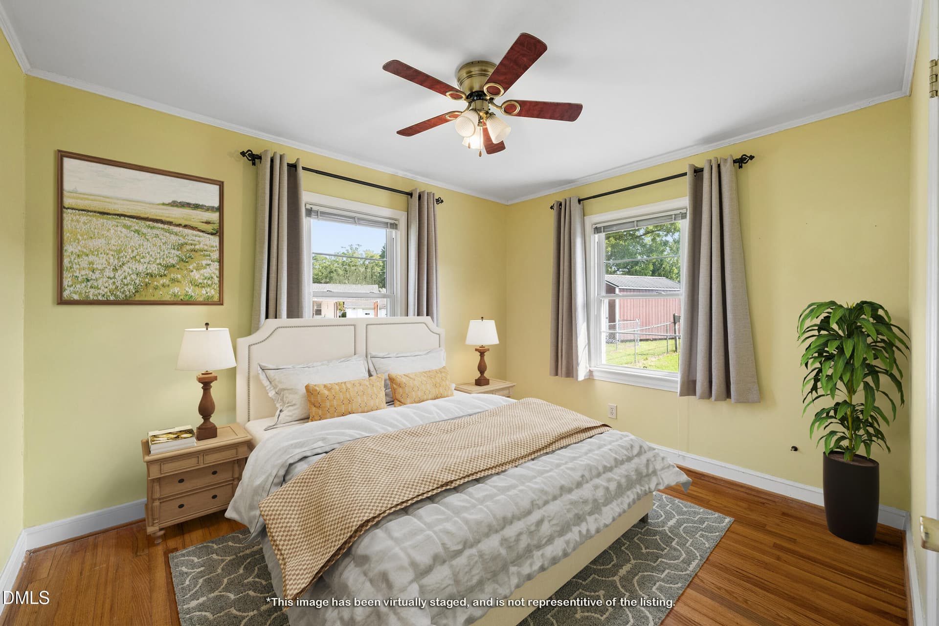 Bedroom 3 (Virtual Furniture) - 706 E Country Club Drive, Tarboro, NC 27886