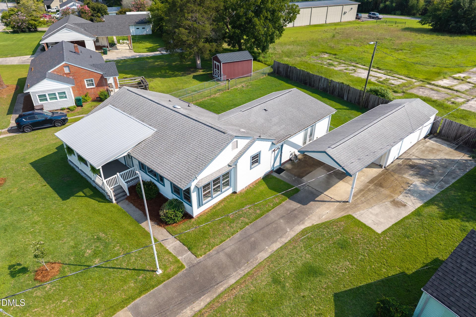 Aerial View - 706 E Country Club Drive, Tarboro, NC 27886