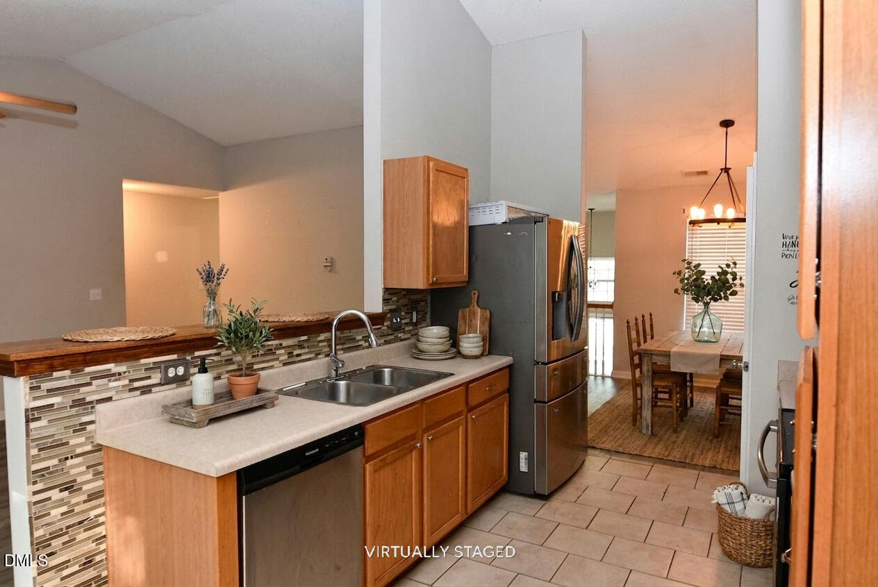 Kitchen Staged - 3419 Marshlane Way, Raleigh, NC 27610, Raleigh