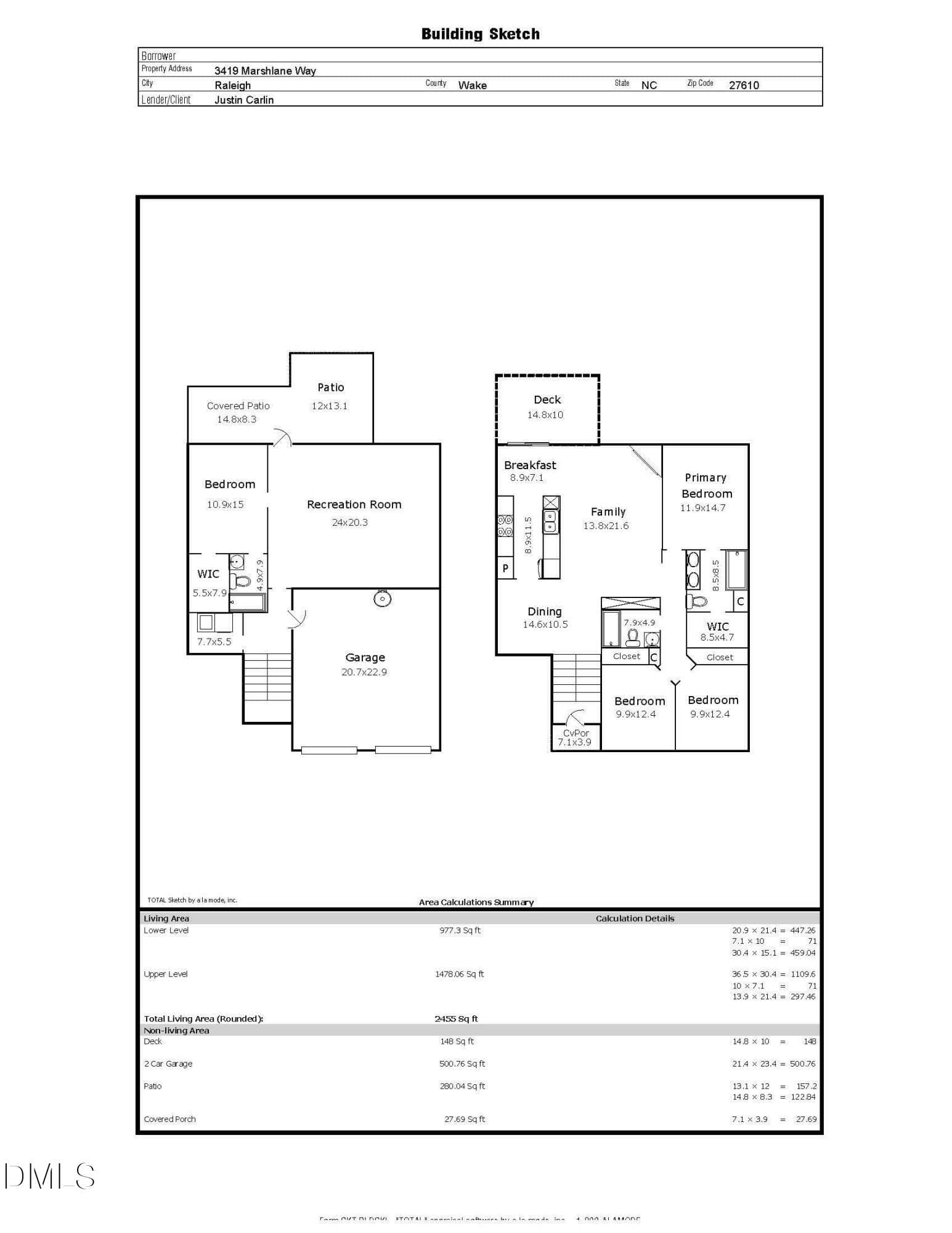 Floor Plan - 3419 Marshlane Way, Raleigh, NC 27610, Raleigh
