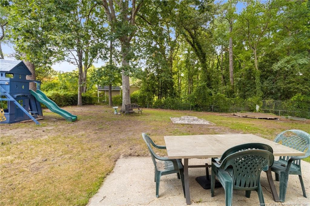 back yard patio - 6432 Easthampton Road, Fayetteville, NC 28314, Fayetteville