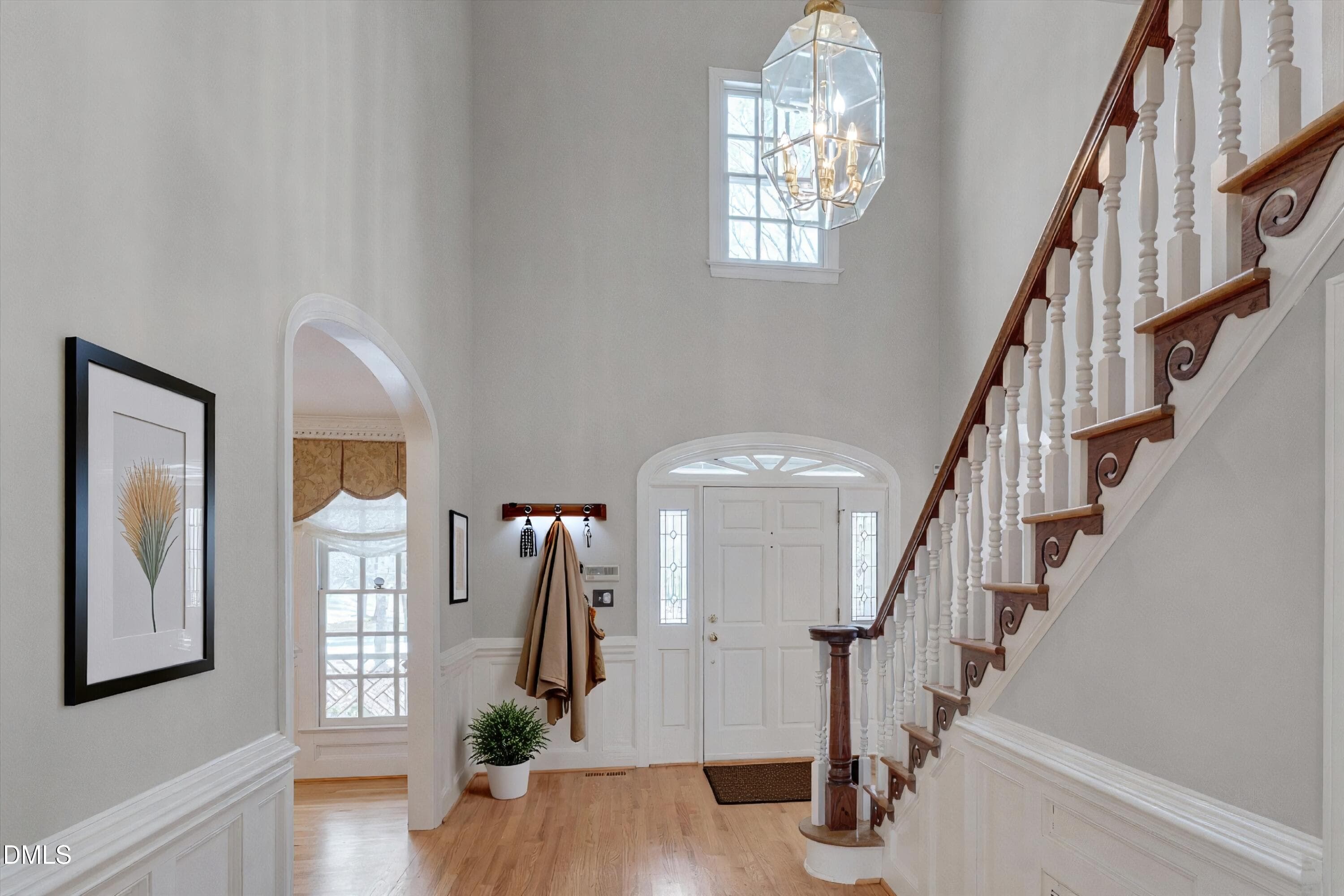 Entryway Virtually Staged - 101 Abbotsford Court, Durham, NC 27712, Durham