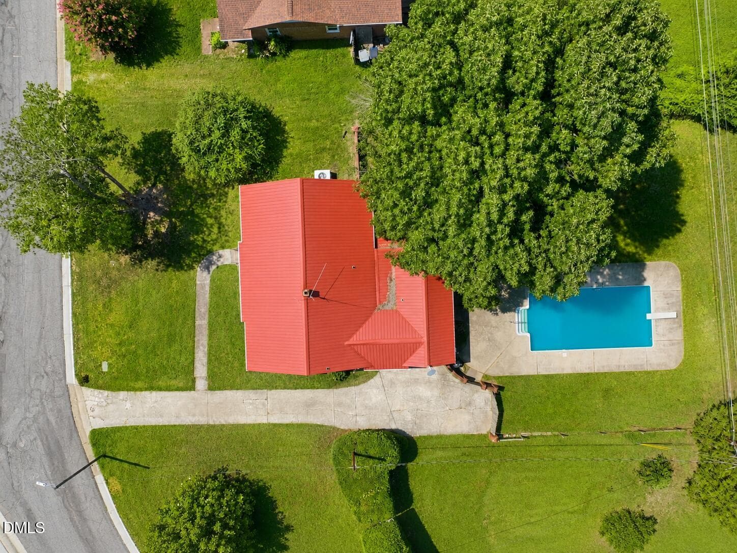 Aerial View - 306 Oakgrove Drive, Graham, NC 27253